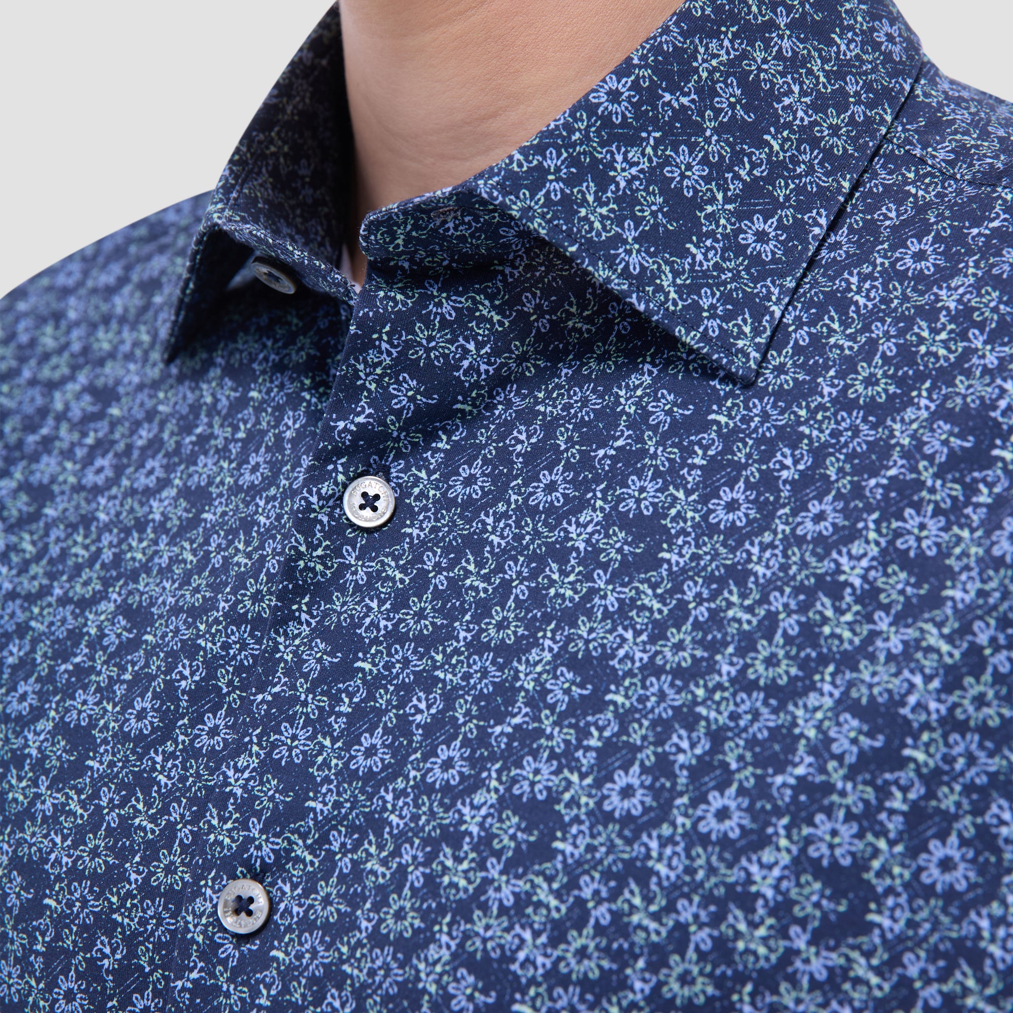 Miles Floral OoohCotton Short-Sleeve Shirt