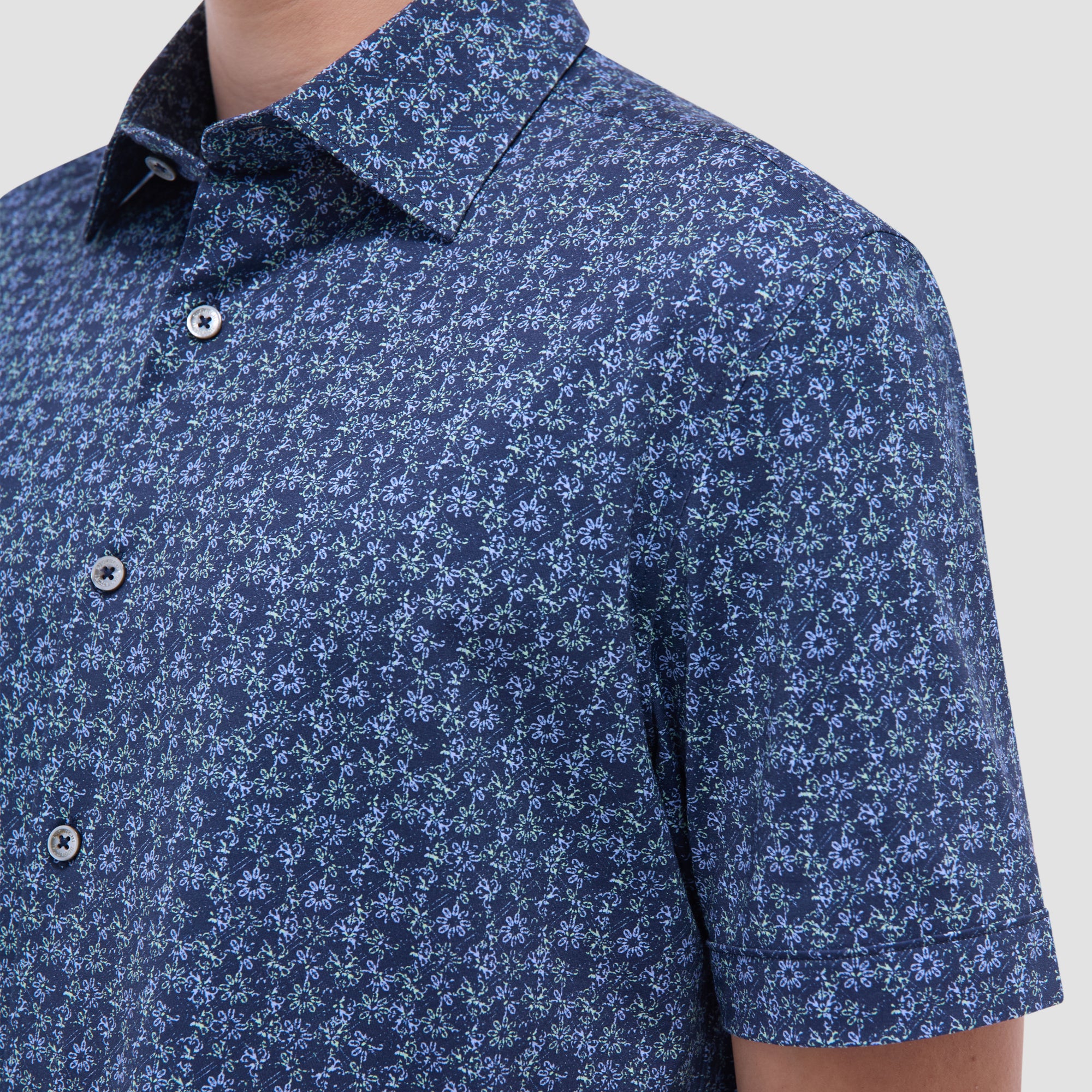 Miles Floral OoohCotton Short-Sleeve Shirt