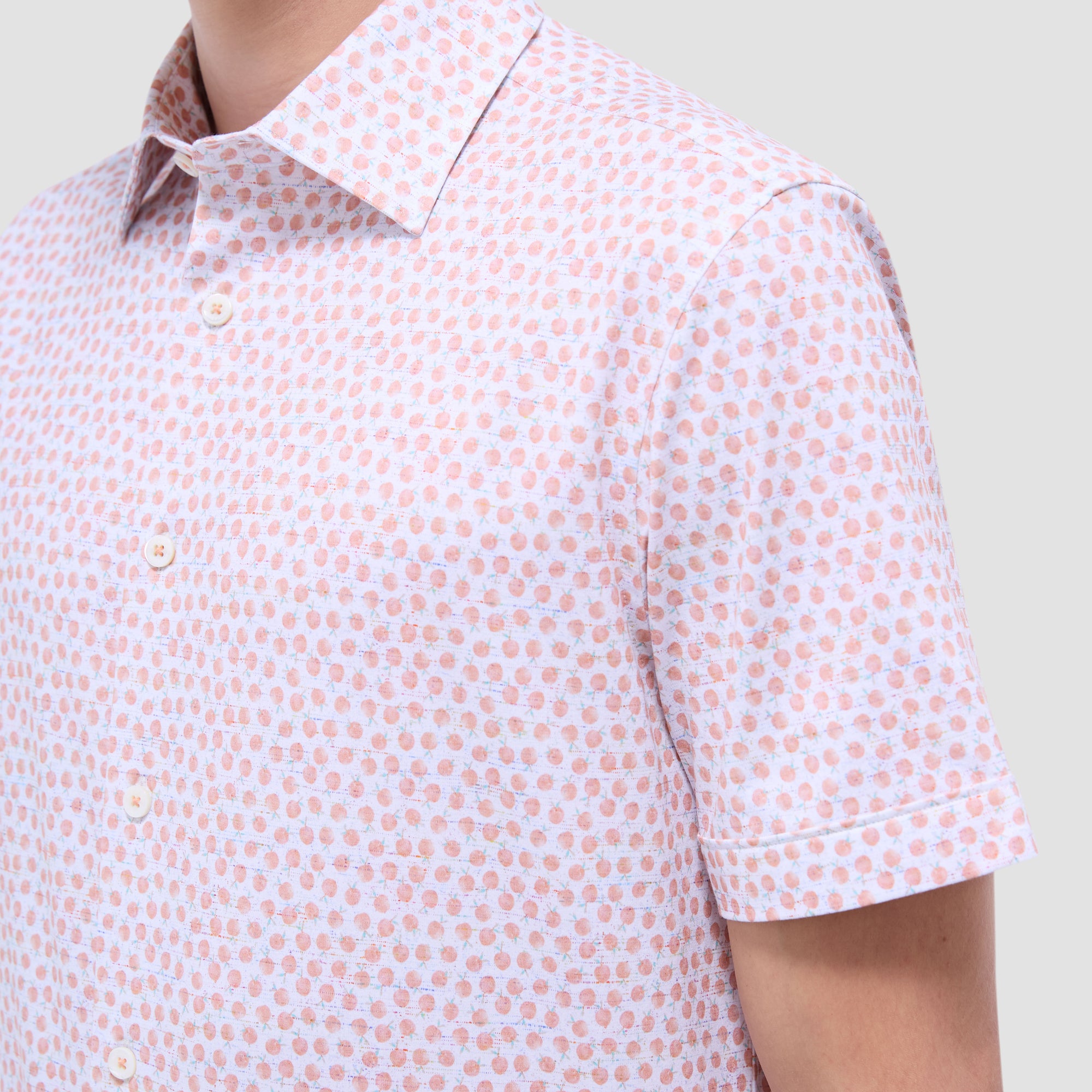Miles Fruit Print OoohCotton Short-Sleeve Shirt