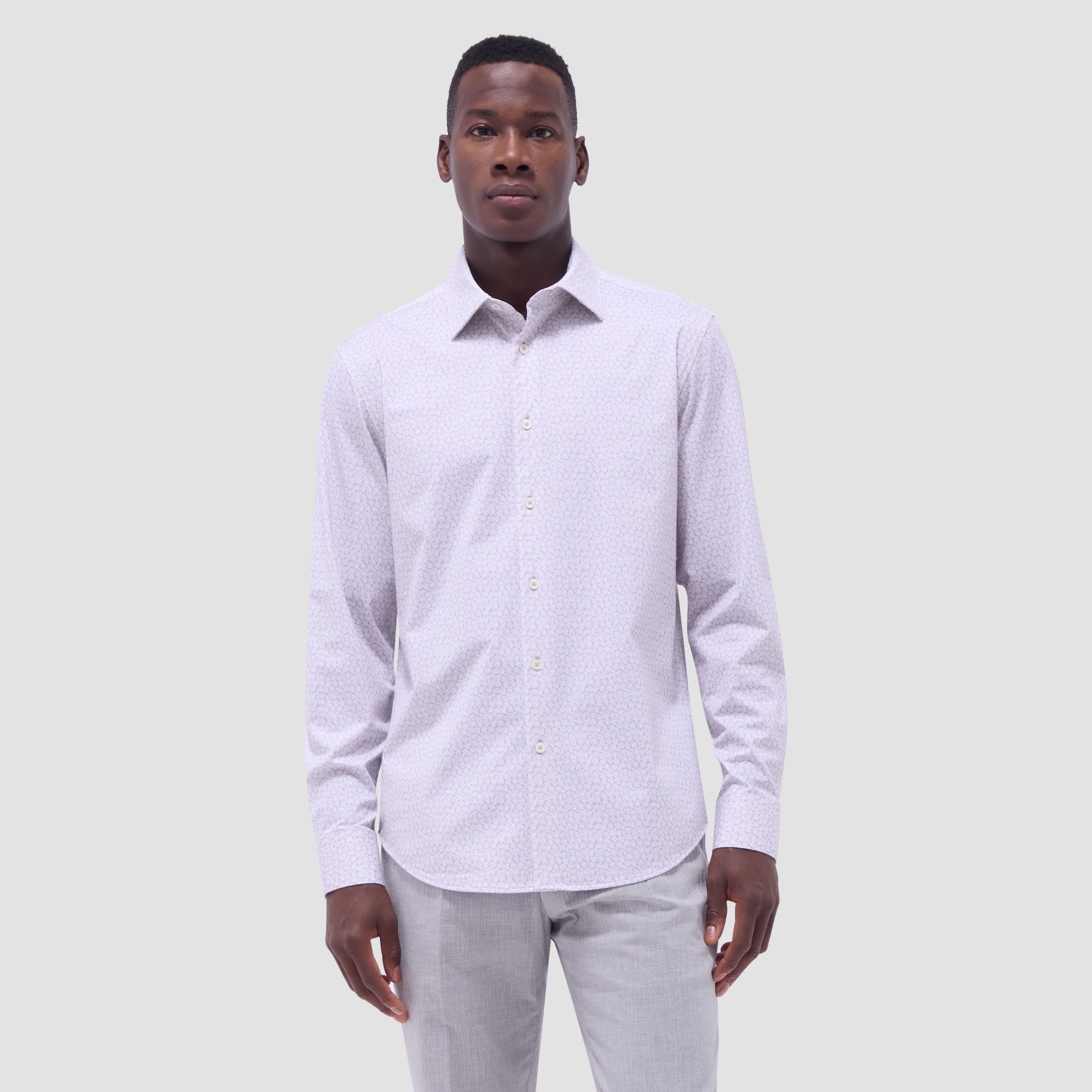 James Leaf Print OoohCotton Shirt
