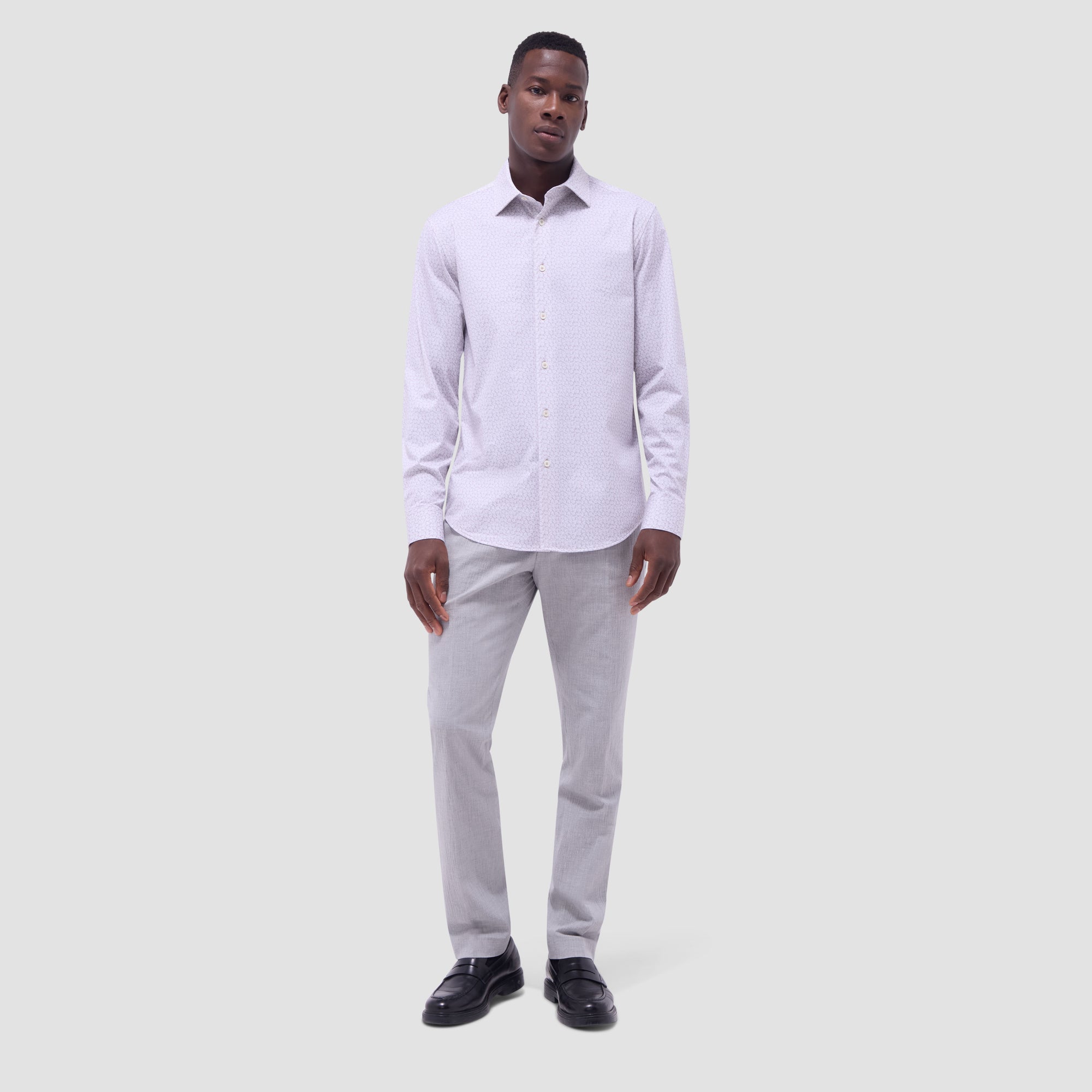 James Leaf Print OoohCotton Shirt