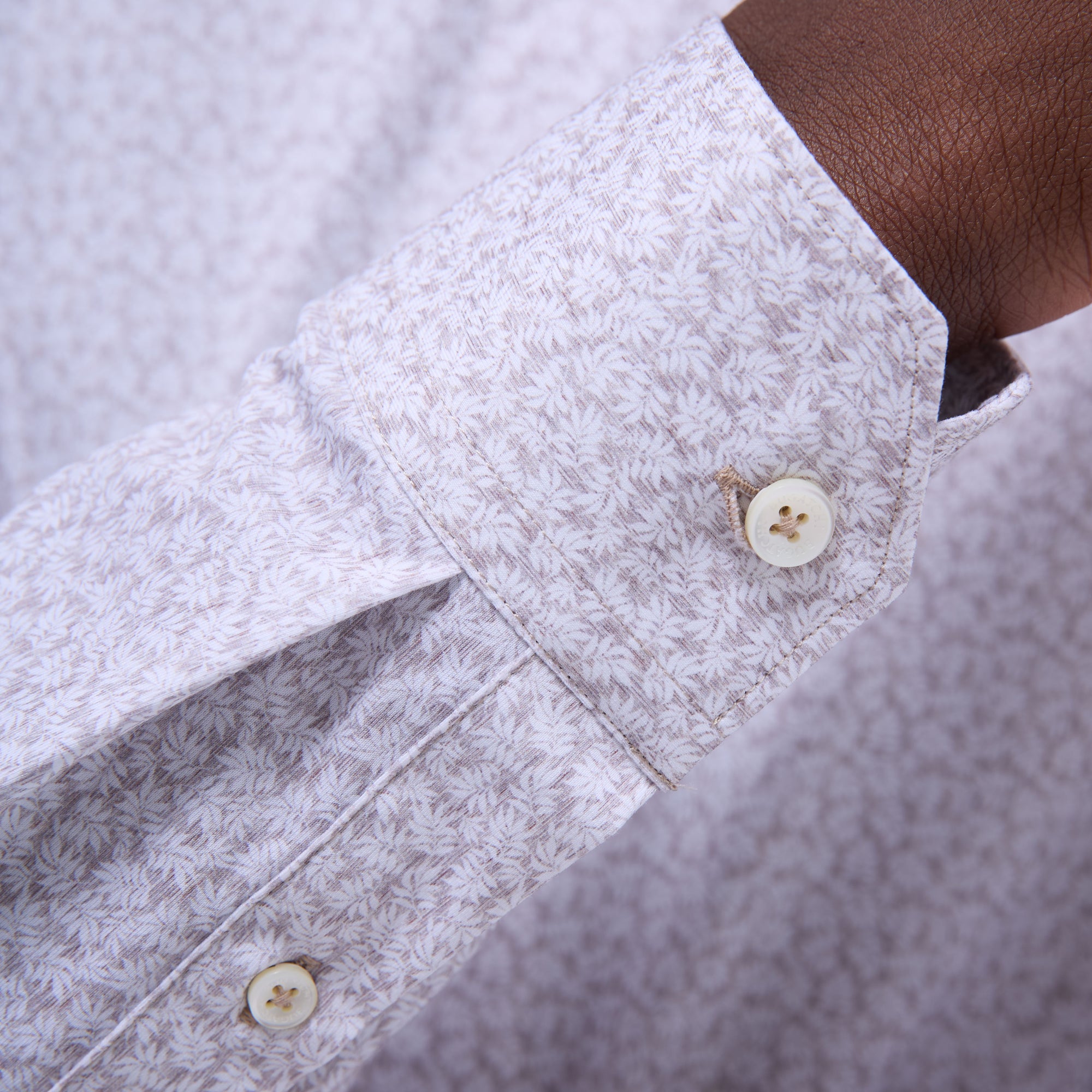 James Leaf Print OoohCotton Shirt