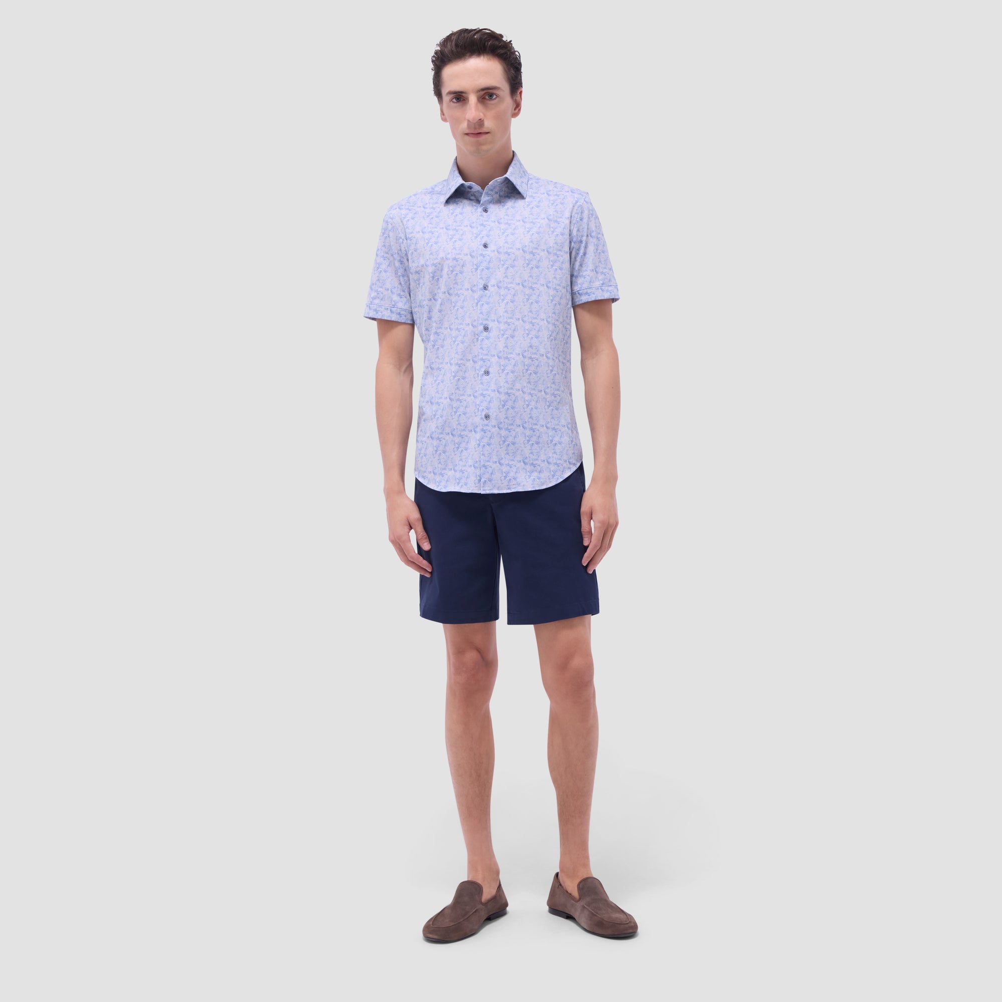Miles Floral OoohCotton Short-Sleeve Shirt