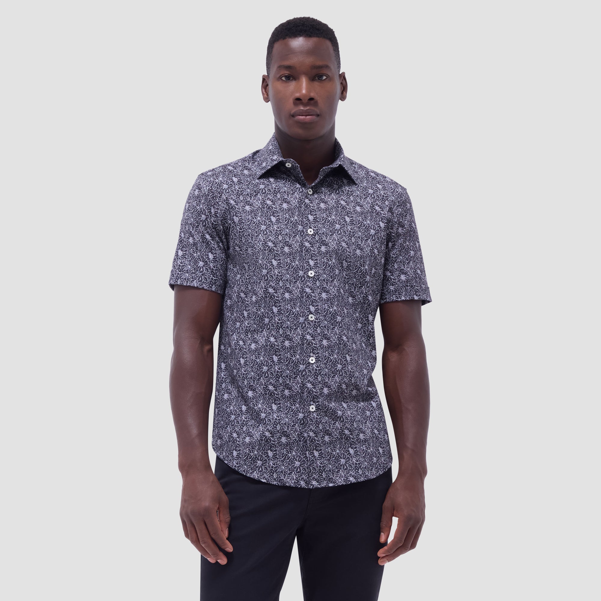 Miles Floral OoohCotton Short-Sleeve Shirt