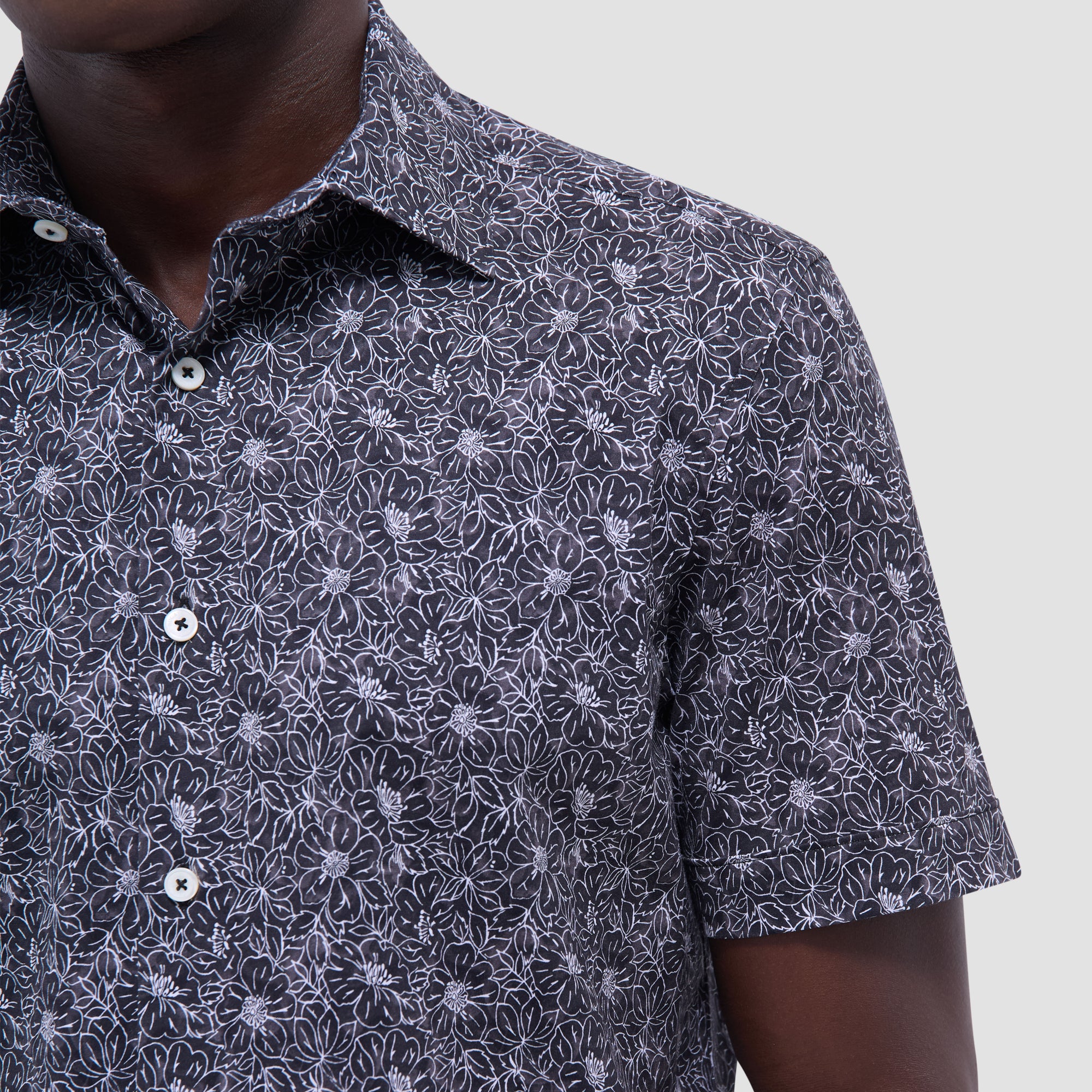 Miles Floral OoohCotton Short-Sleeve Shirt