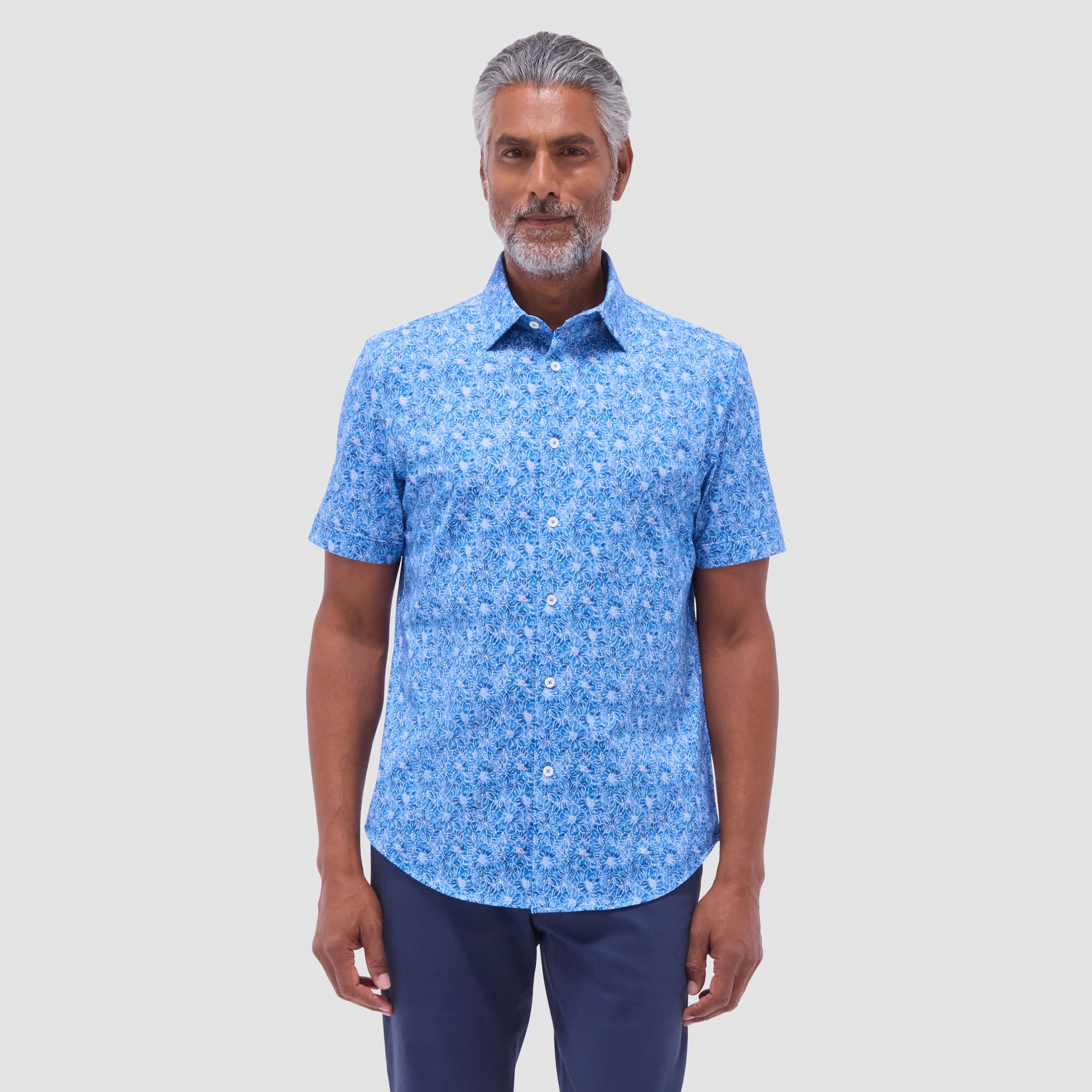 Miles Floral OoohCotton Short-Sleeve Shirt
