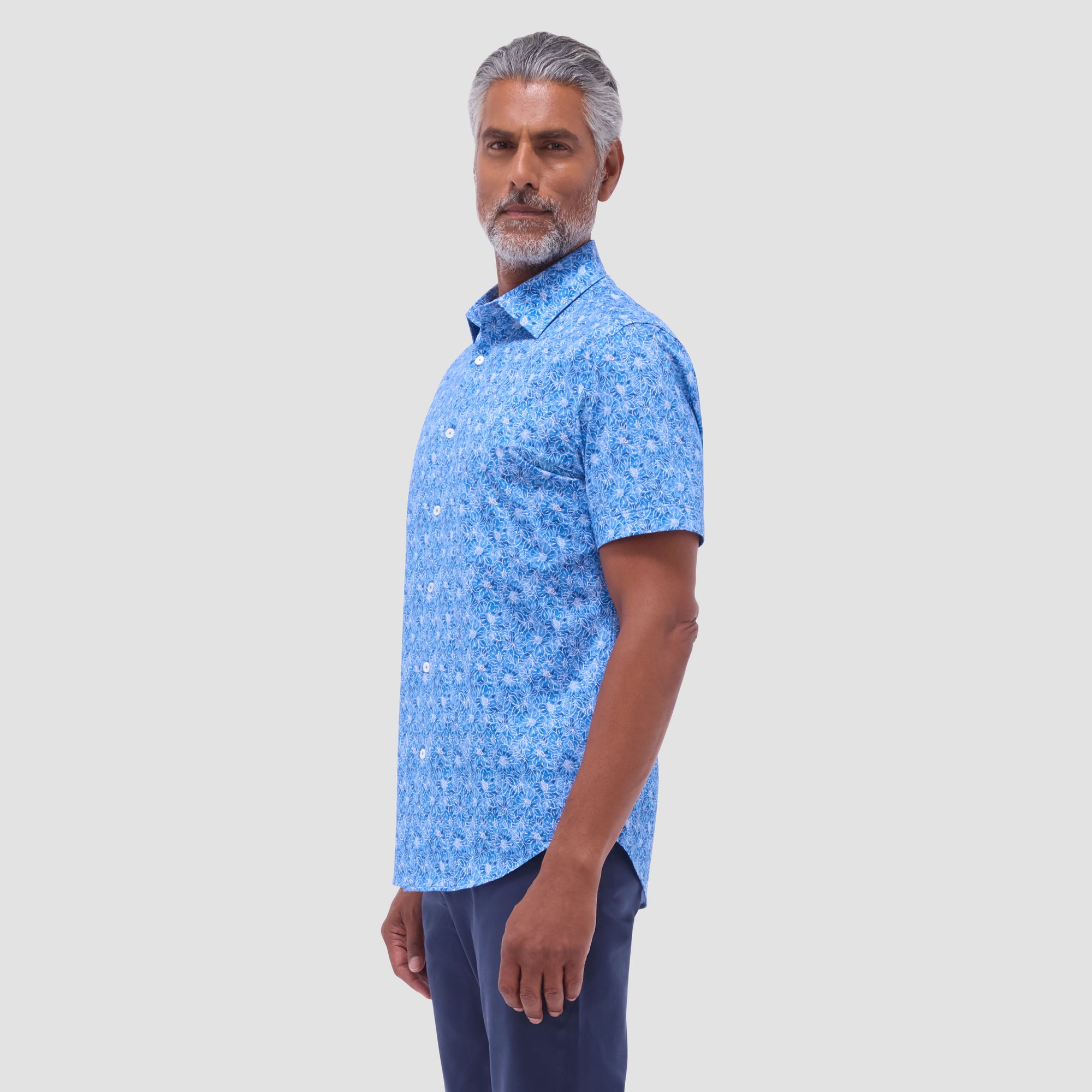 Miles Floral OoohCotton Short-Sleeve Shirt
