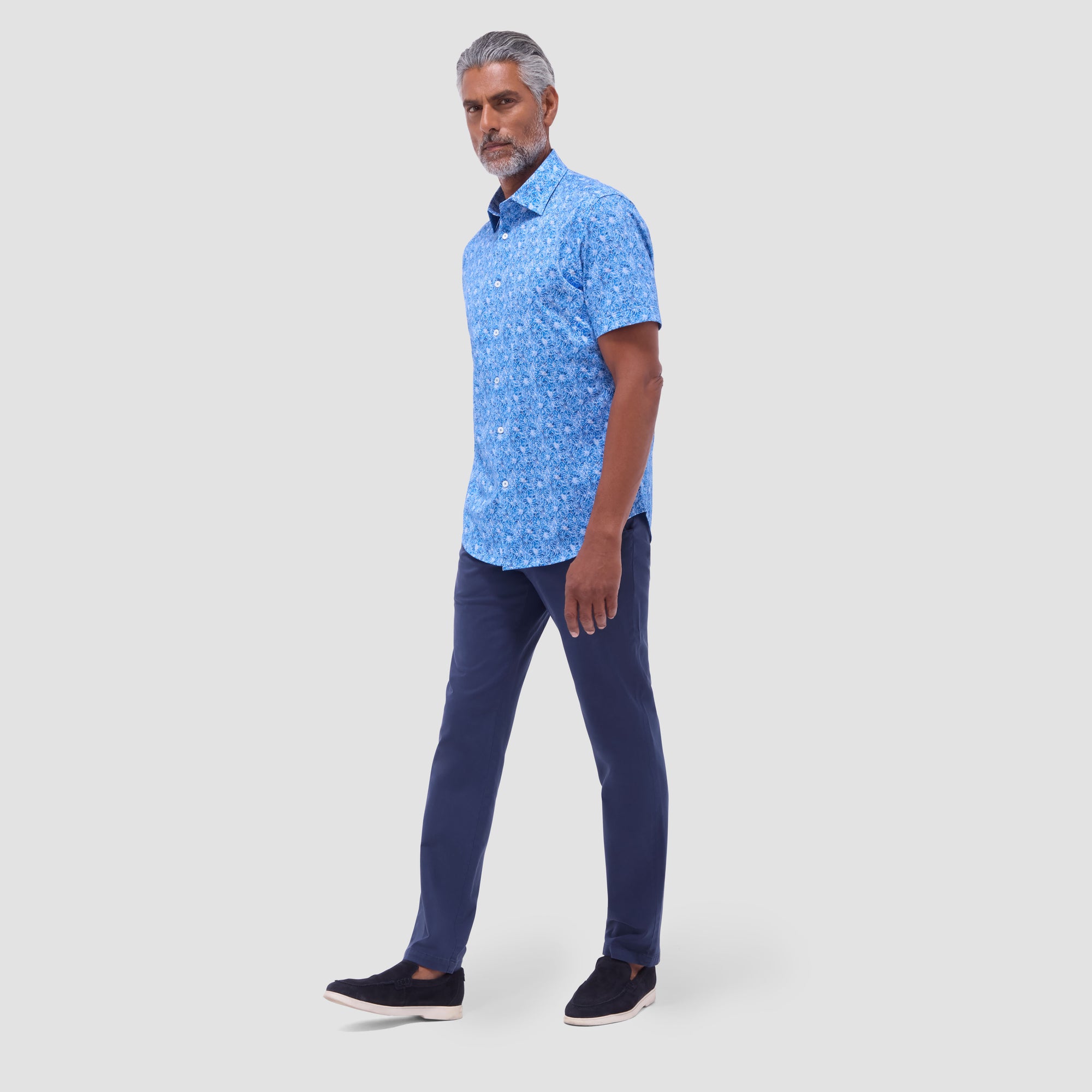 Miles Floral OoohCotton Short-Sleeve Shirt