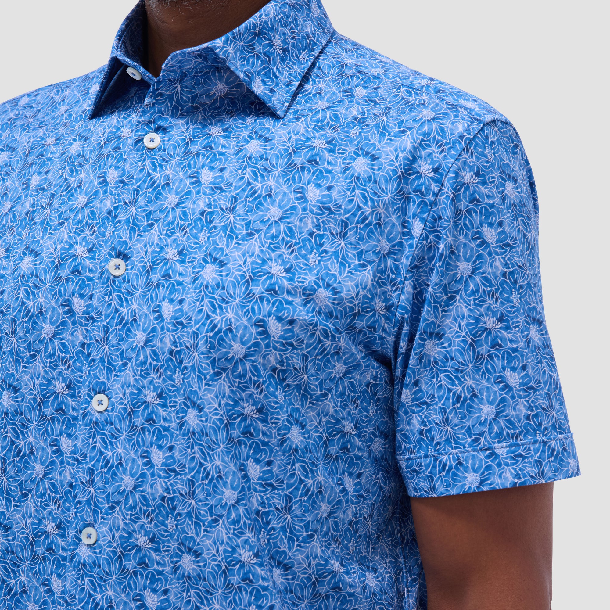 Miles Floral OoohCotton Short-Sleeve Shirt