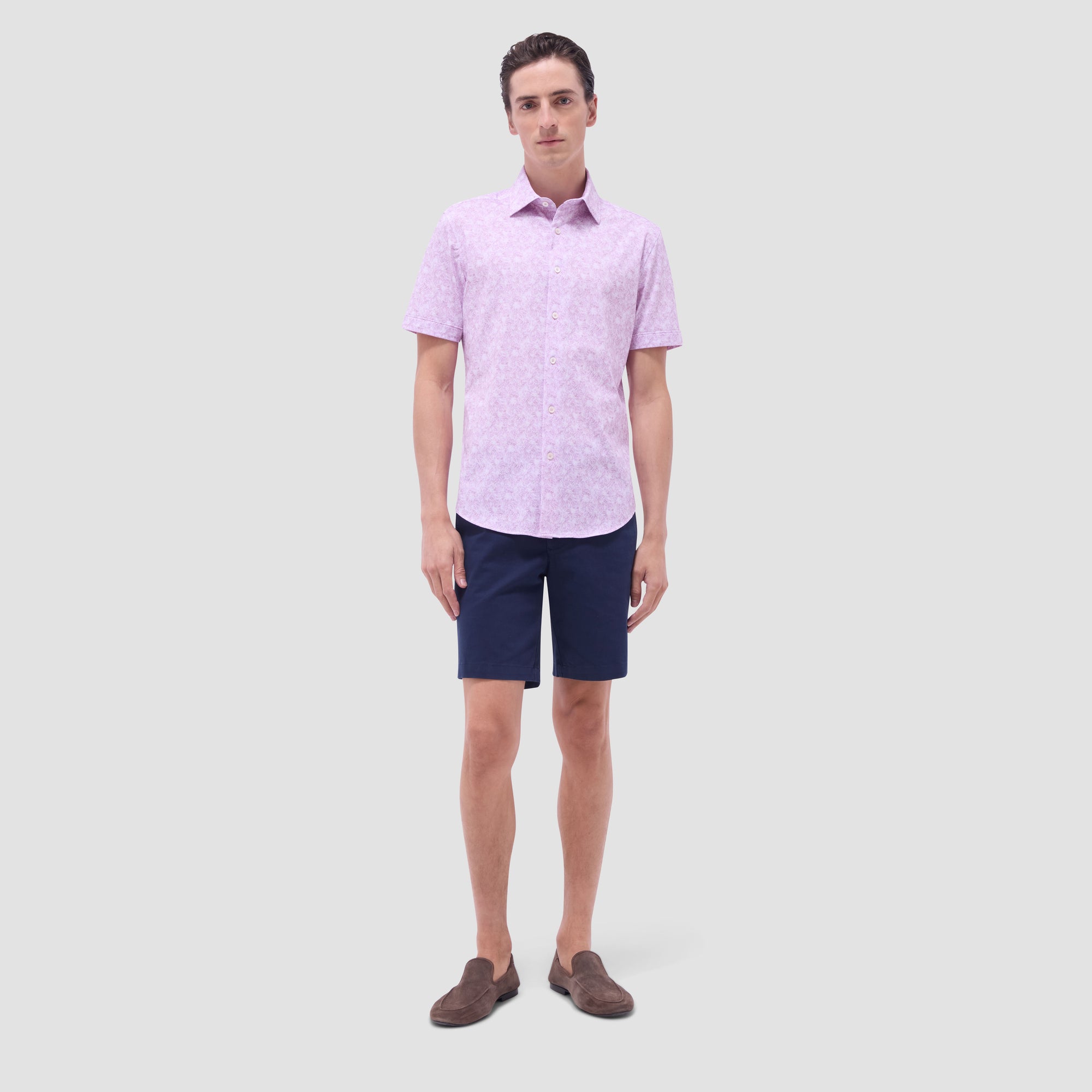 Miles Floral OoohCotton Short-Sleeve Shirt