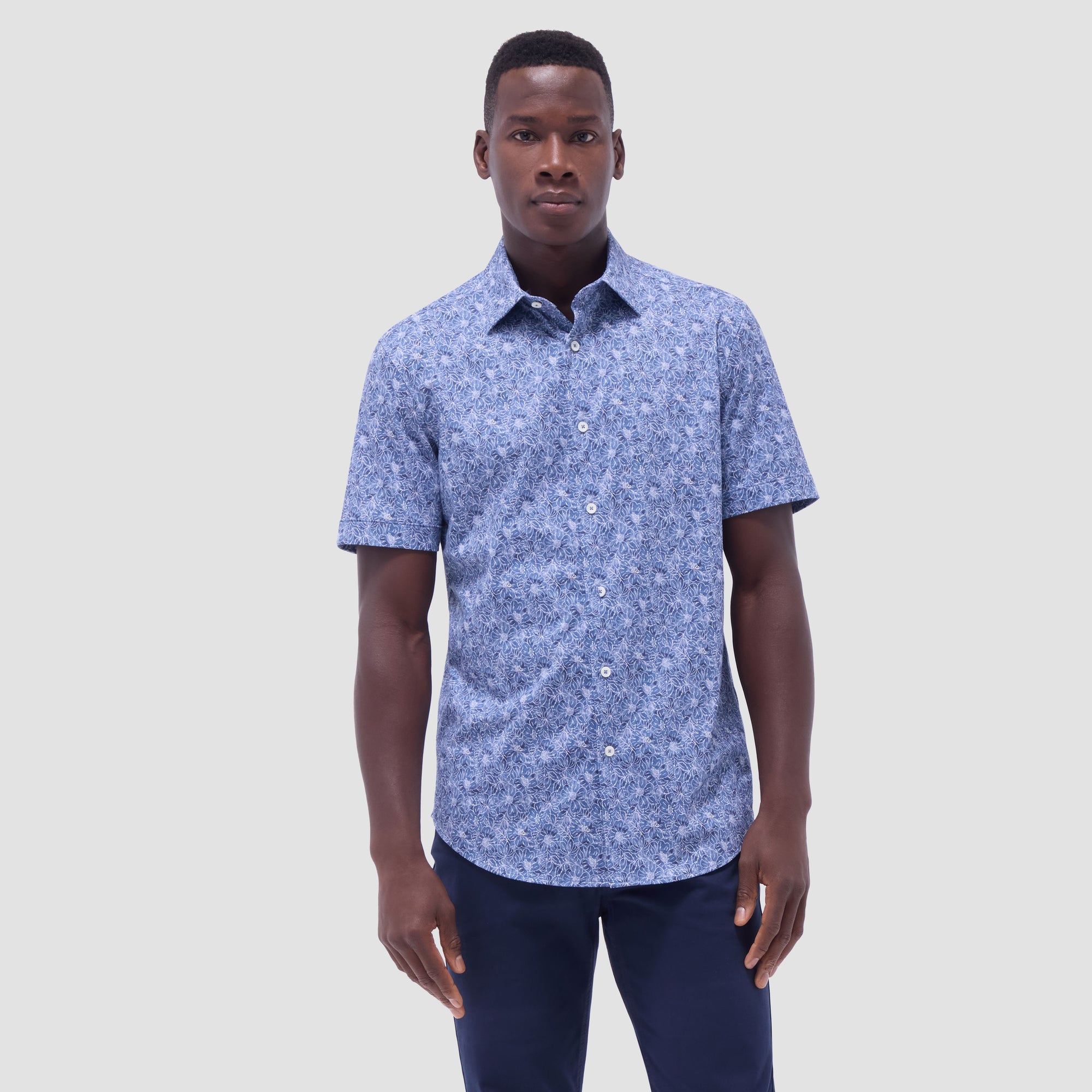 Miles Floral OoohCotton Short-Sleeve Shirt
