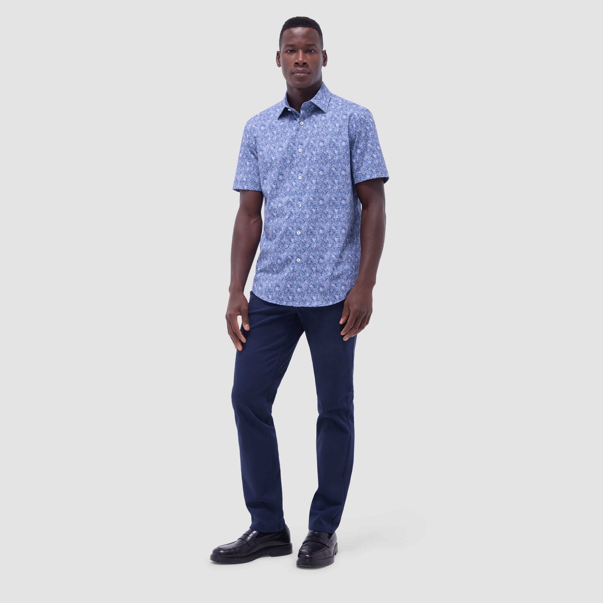 Miles Floral OoohCotton Short-Sleeve Shirt