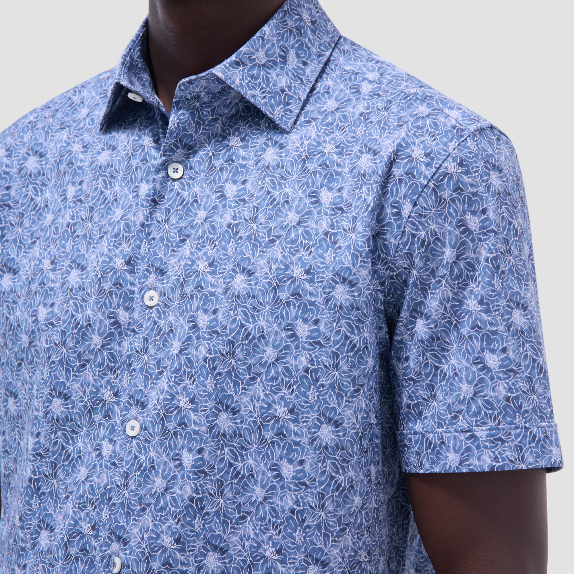 Miles Floral OoohCotton Short-Sleeve Shirt