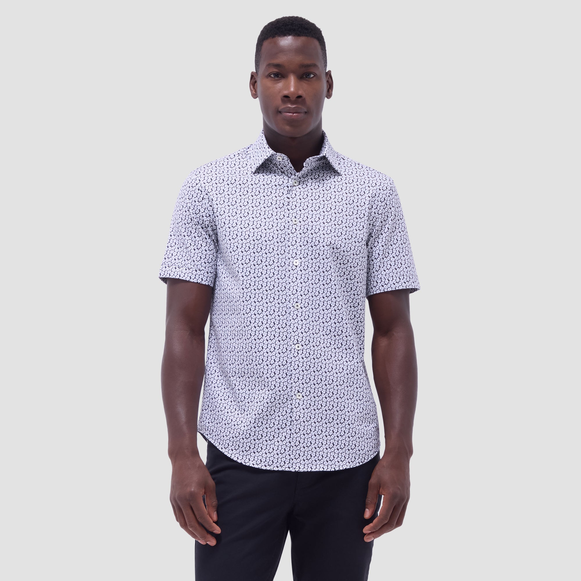 Miles Floral OoohCotton Short-Sleeve Shirt