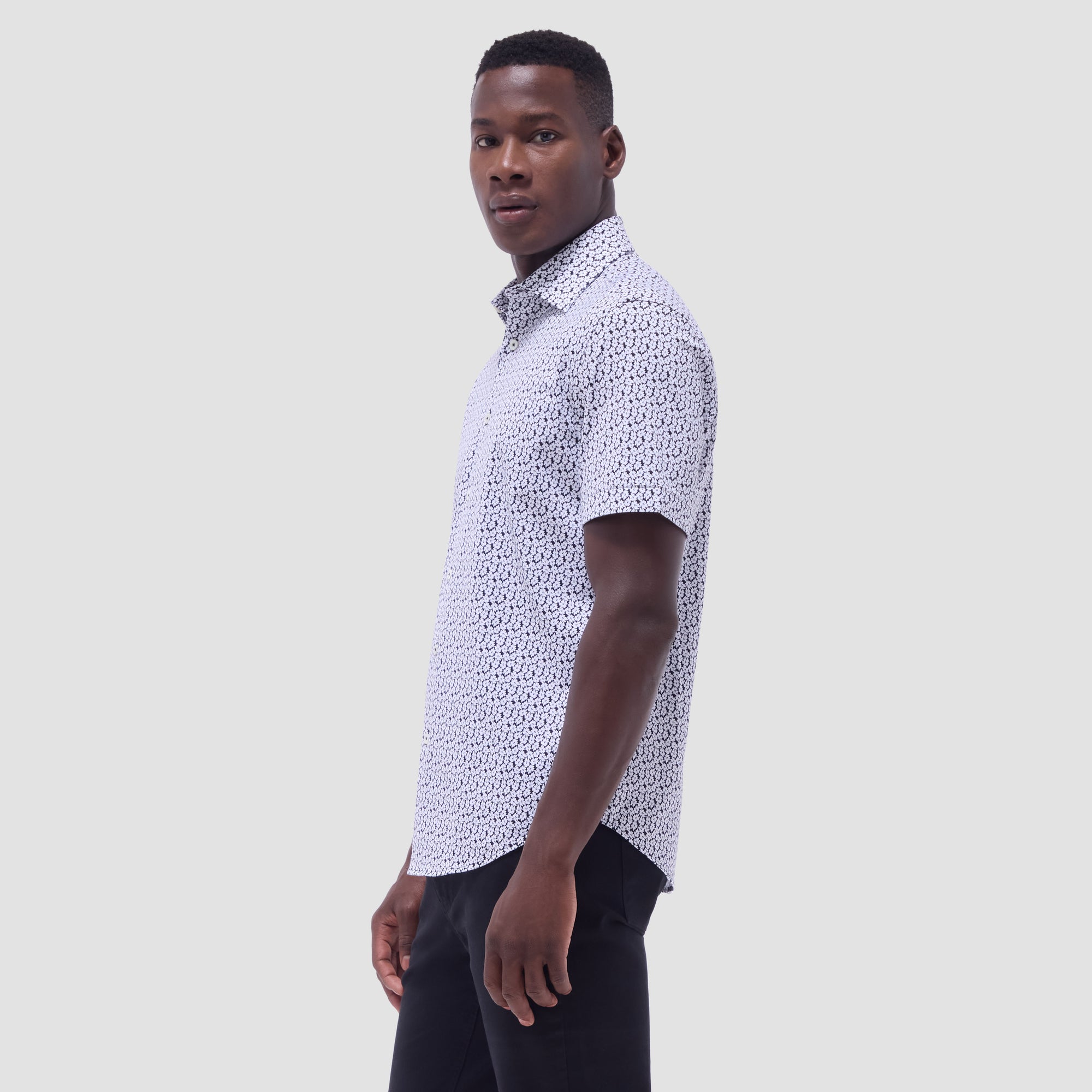 Miles Floral OoohCotton Short-Sleeve Shirt