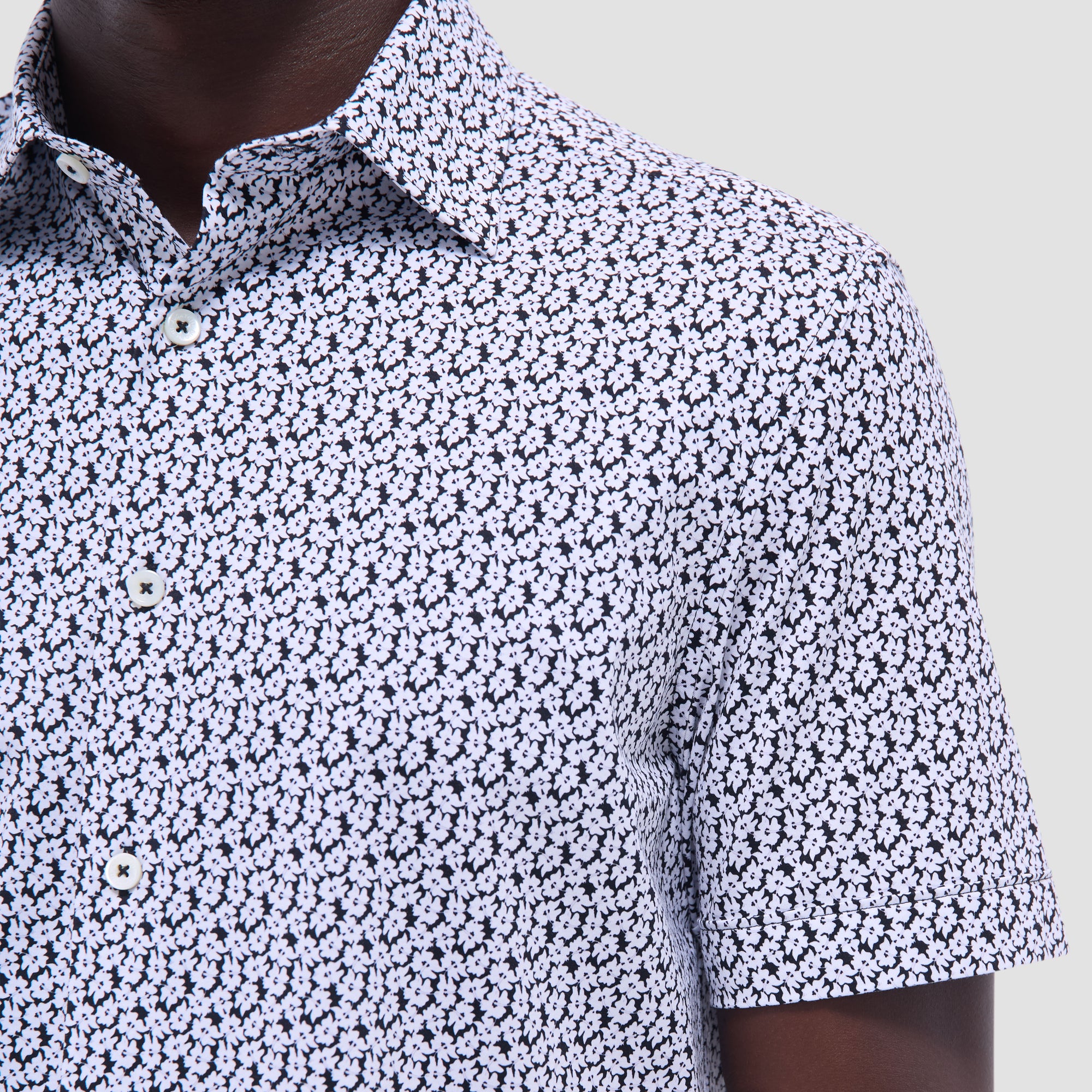 Miles Floral OoohCotton Short-Sleeve Shirt