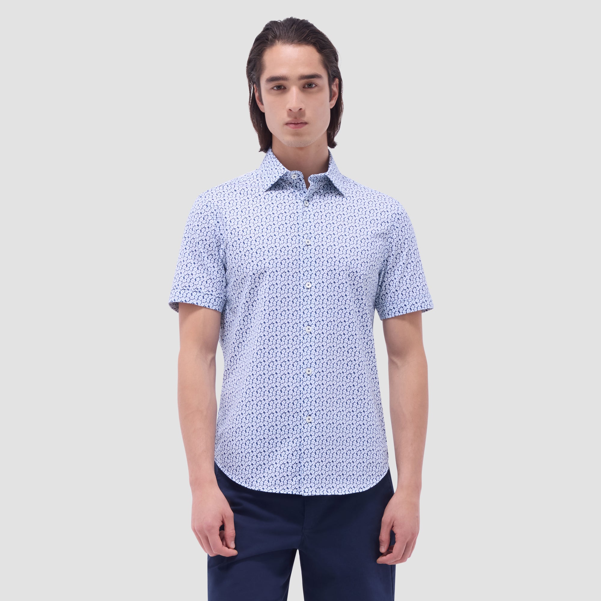 Miles Floral OoohCotton Short-Sleeve Shirt