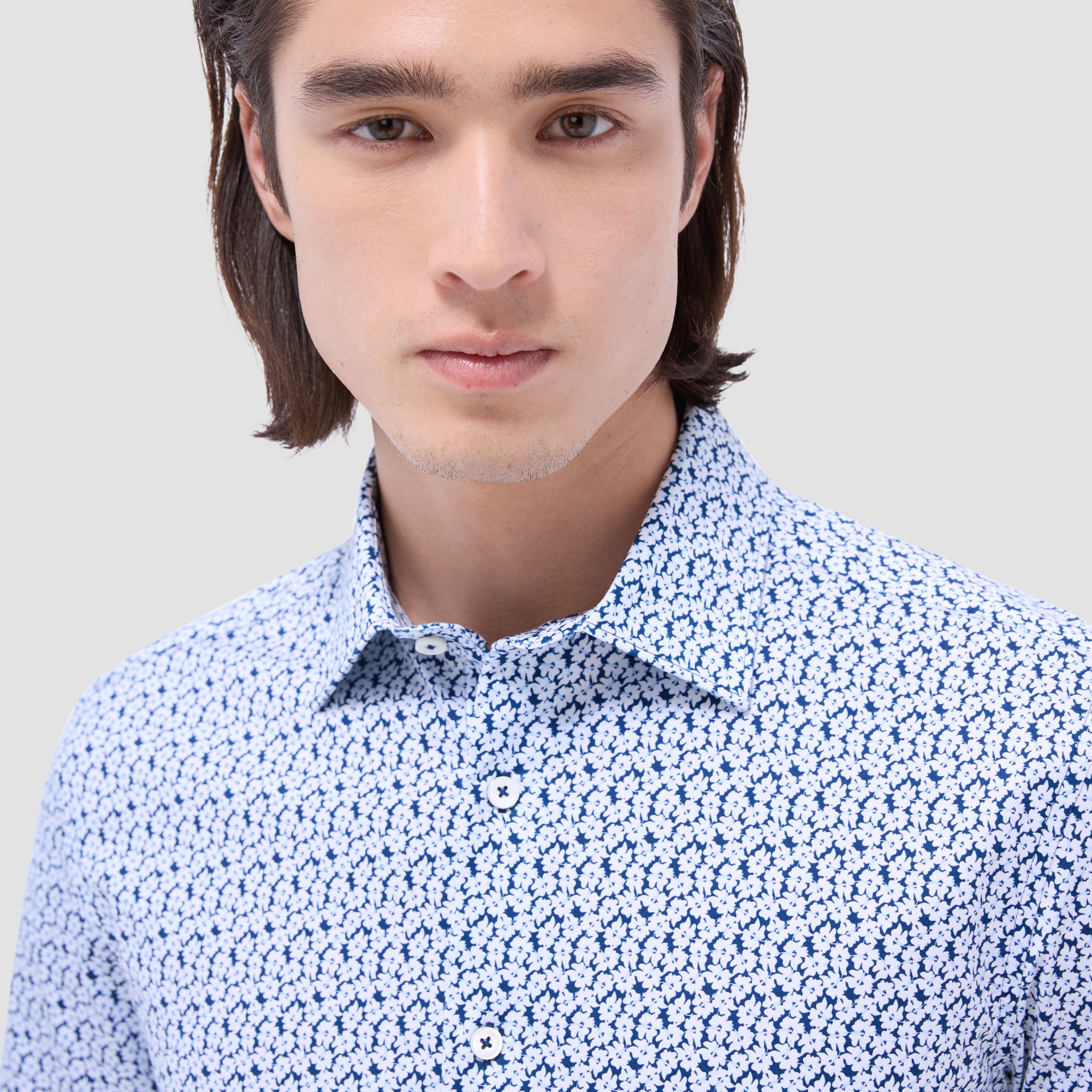 Miles Floral OoohCotton Short-Sleeve Shirt