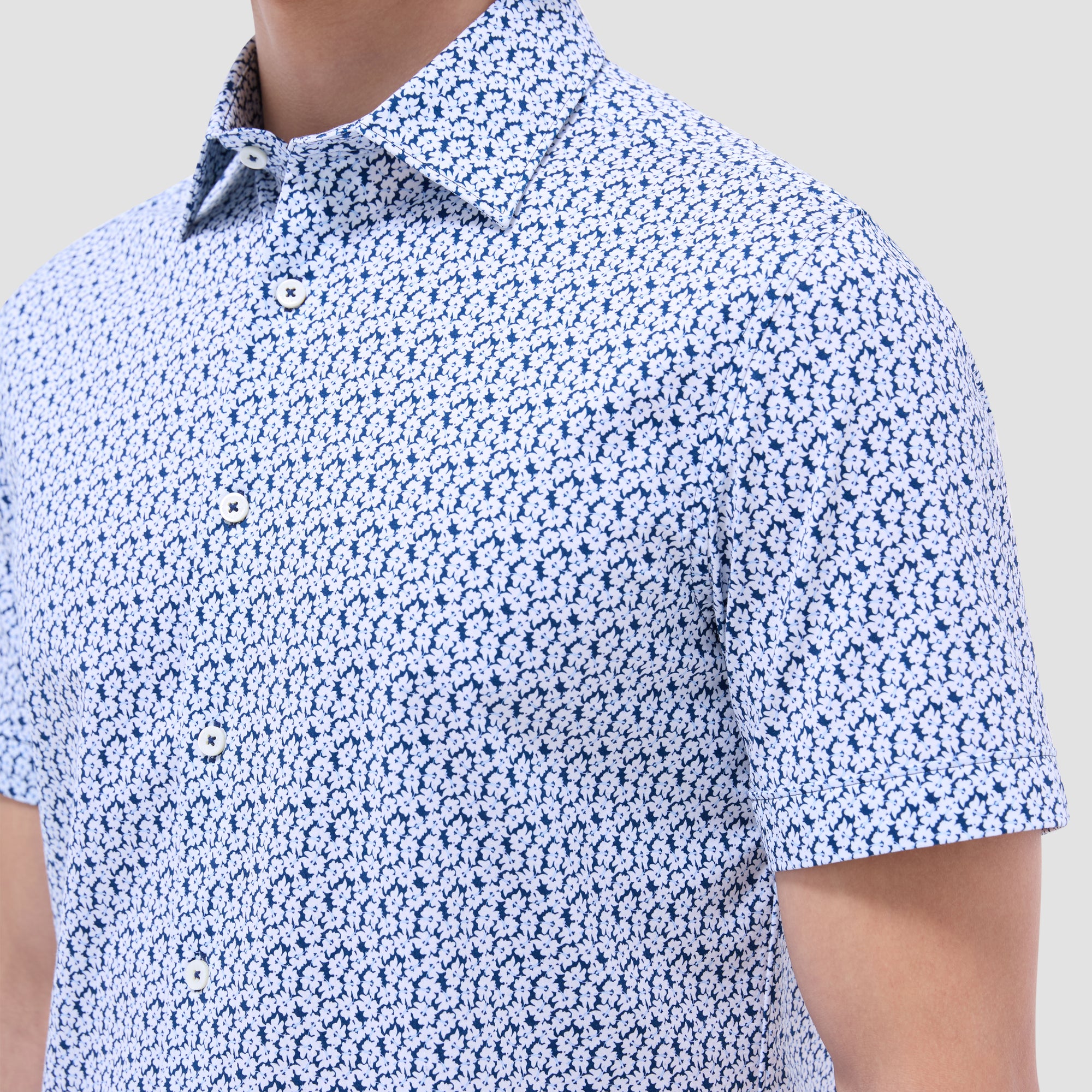 Miles Floral OoohCotton Short-Sleeve Shirt