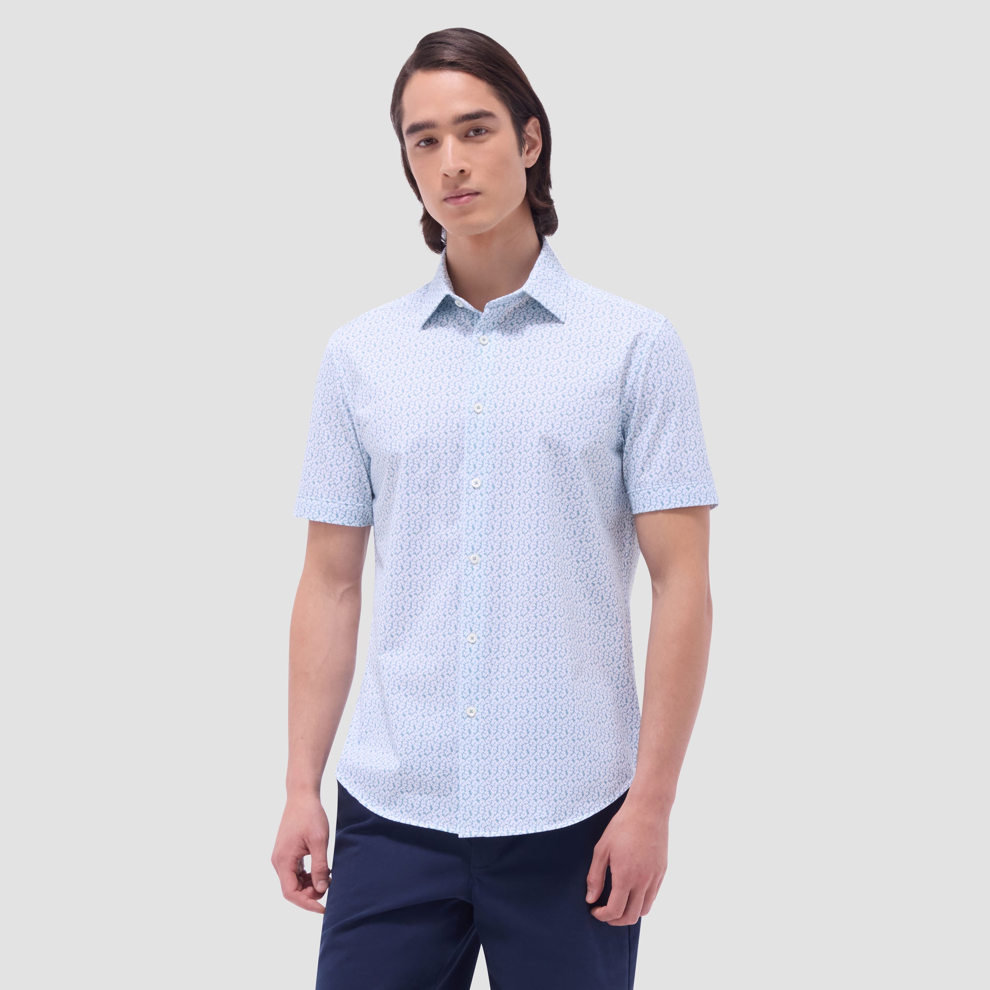Miles Floral OoohCotton Short-Sleeve Shirt