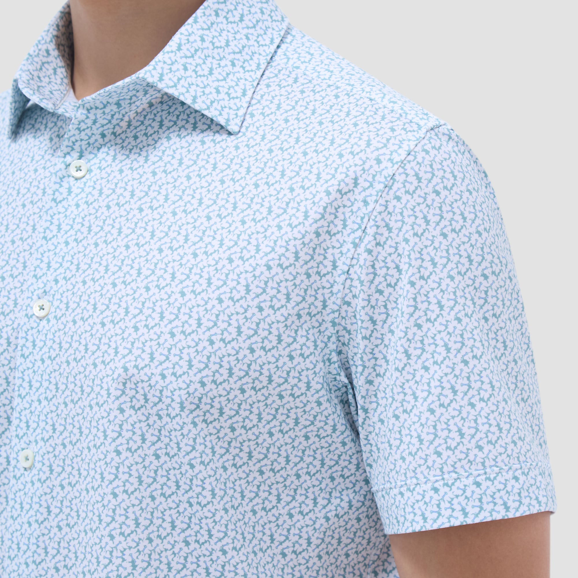 Miles Floral OoohCotton Short-Sleeve Shirt