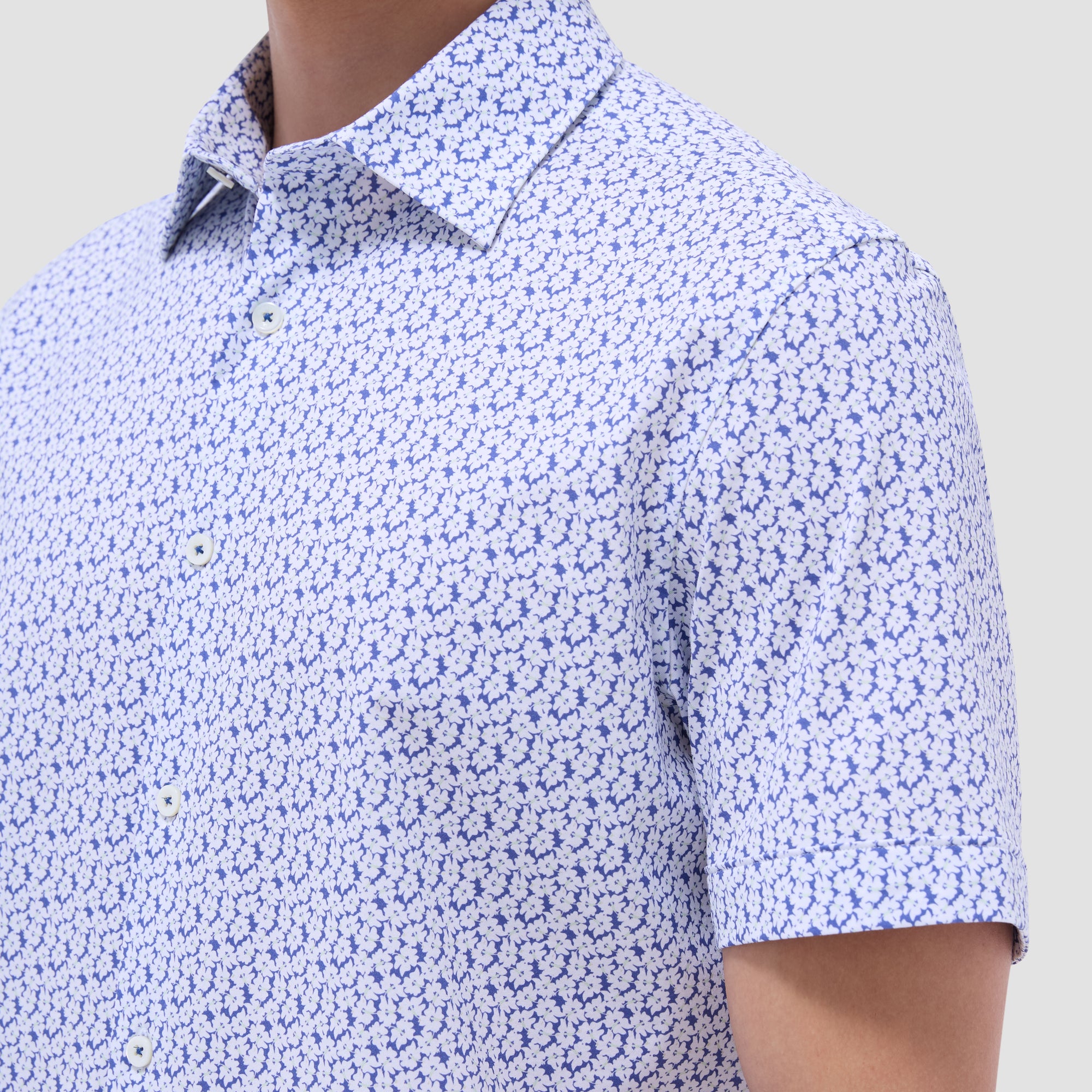 Miles Floral OoohCotton Short-Sleeve Shirt
