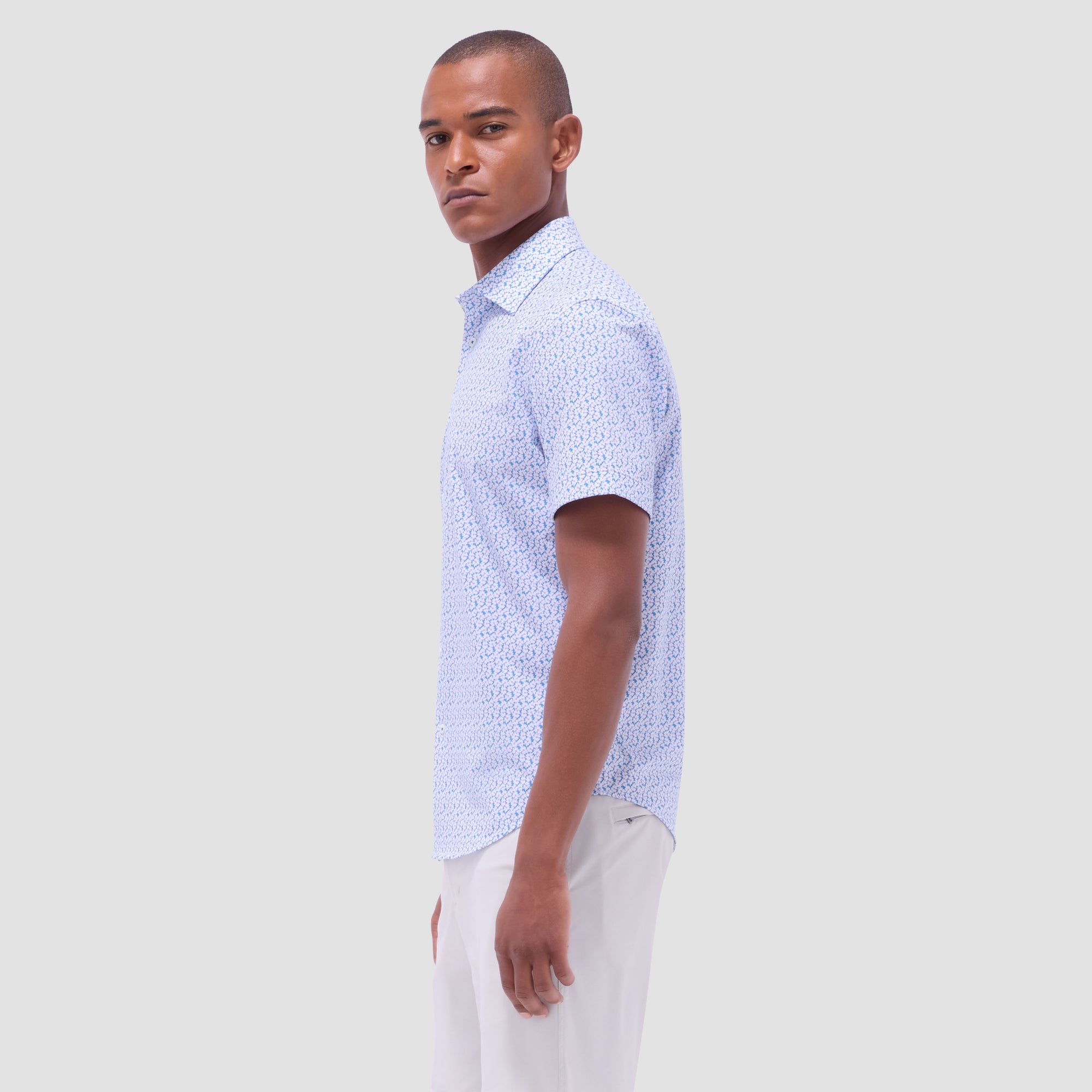Miles Floral OoohCotton Short-Sleeve Shirt