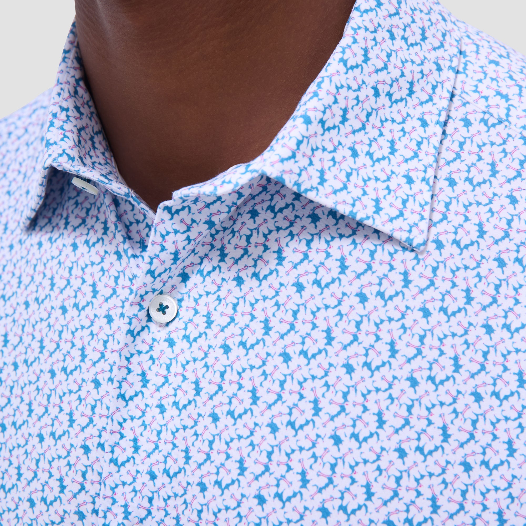 Miles Floral OoohCotton Short-Sleeve Shirt