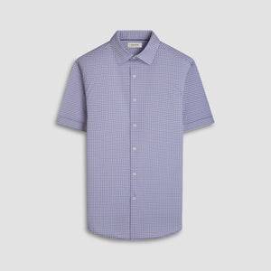 Miles Gingham Check OoohCotton Short-Sleeve Shirt