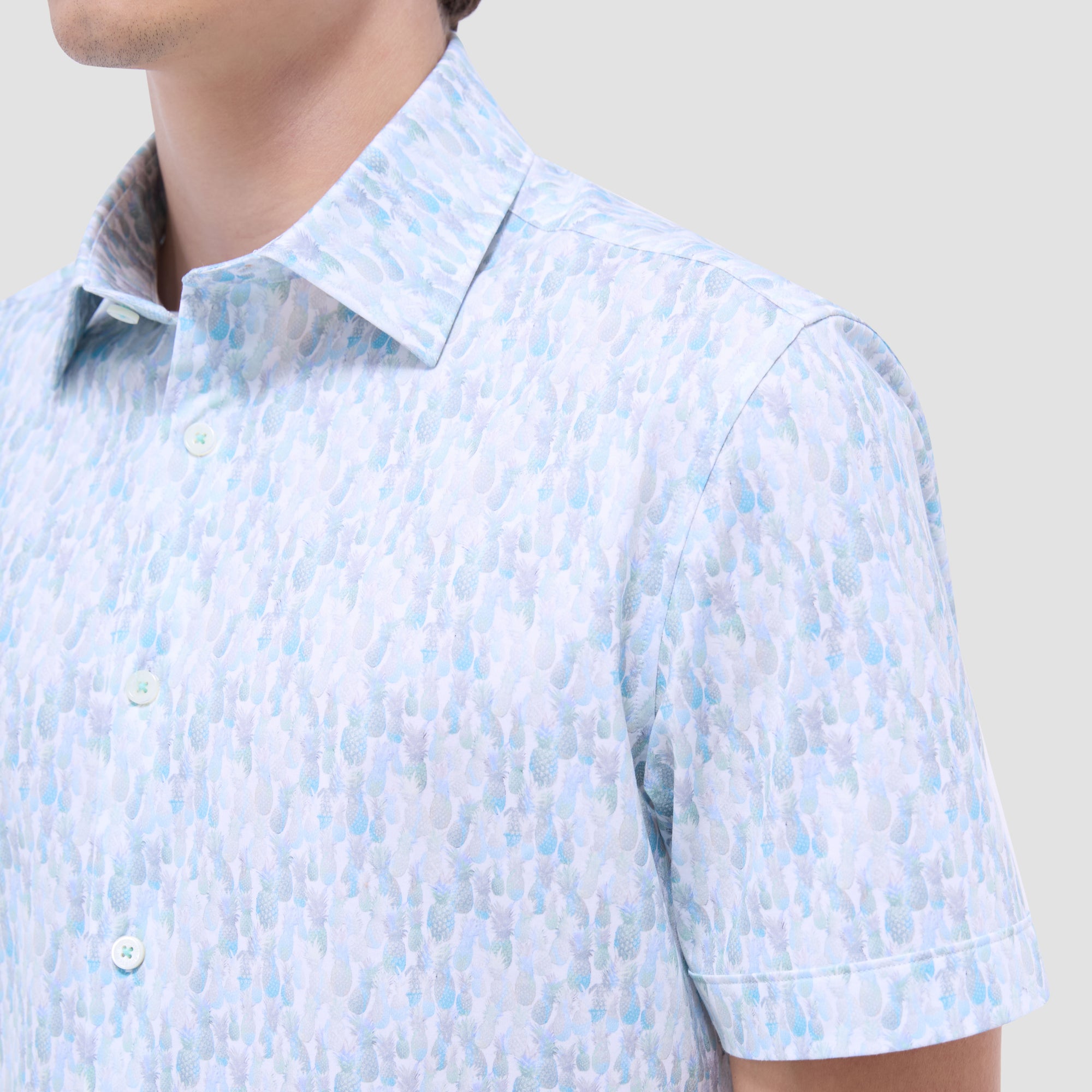 Miles Fruit Print OoohCotton Short-Sleeve Shirt