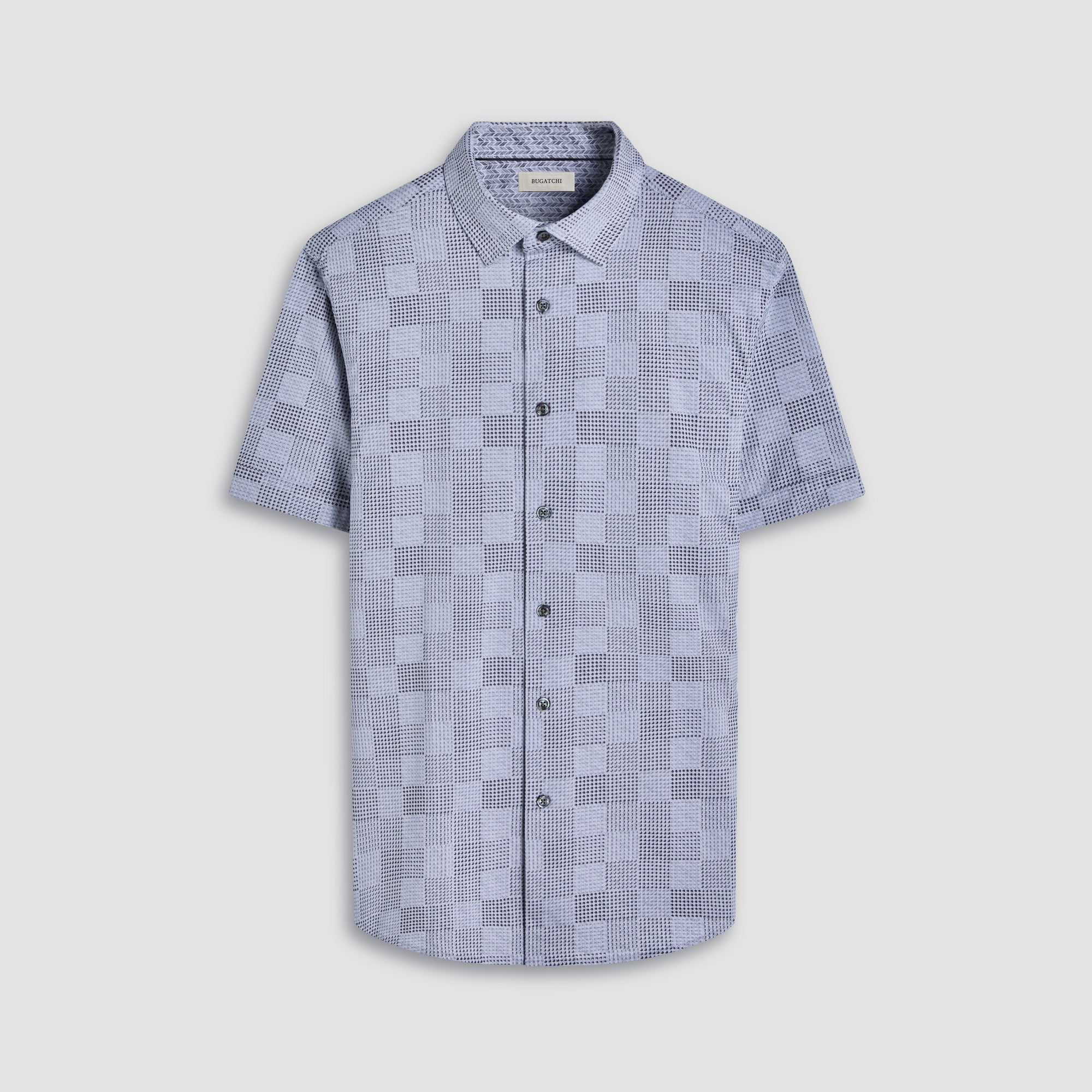 Myron Double-Sided Geometric & Chevron OoohCotton Short-Sleeve Shirt