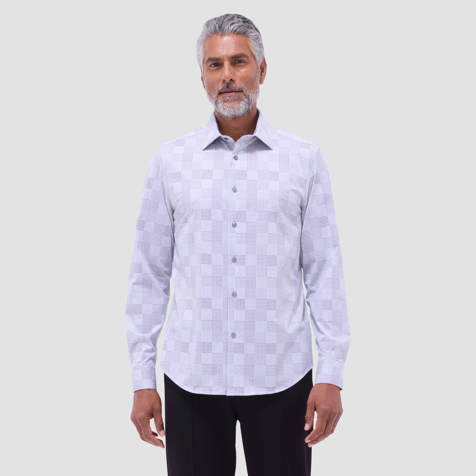 Jimmy Double-Sided Geometric & Chevron OoohCotton Shirt