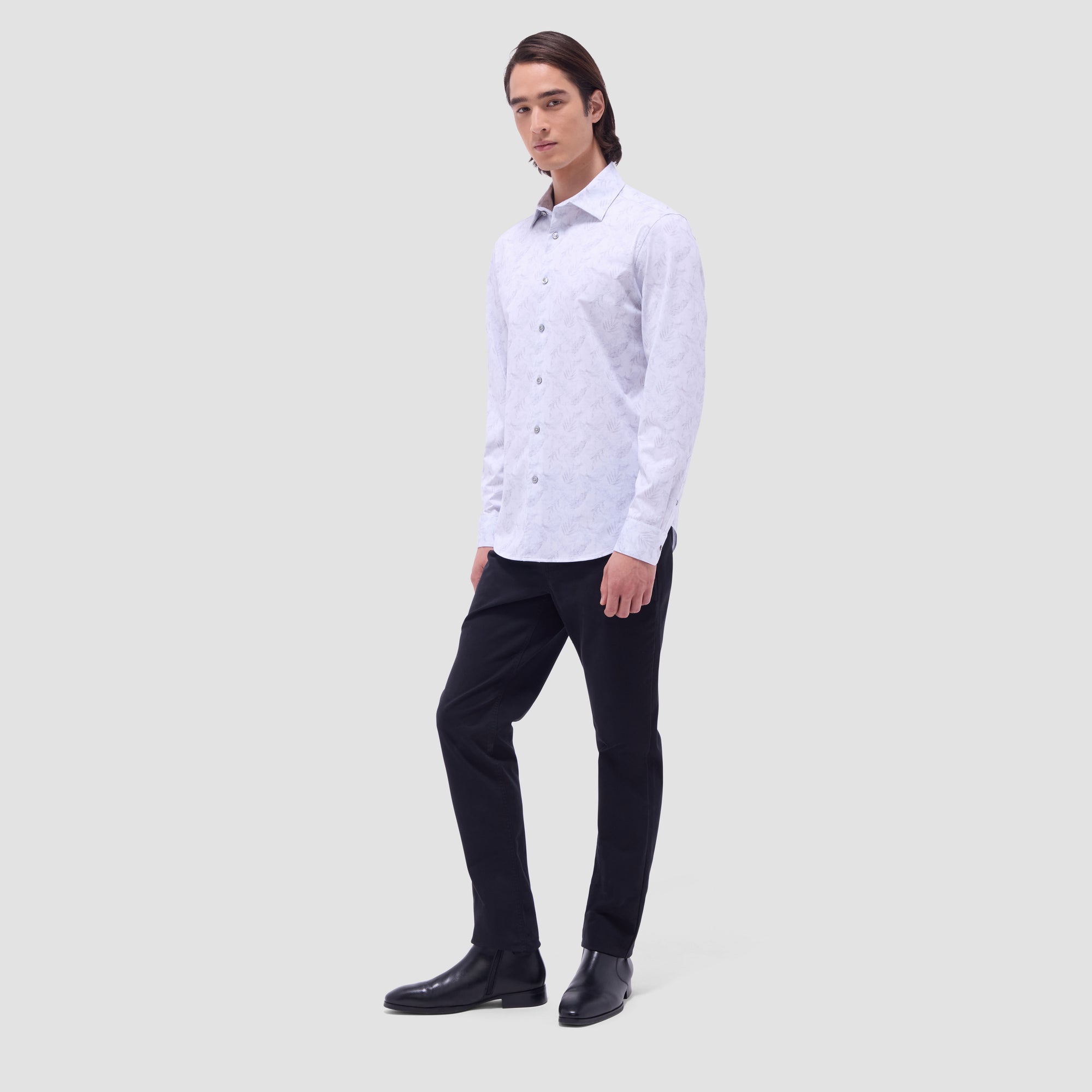 Jimmy Double-Sided Leaf & Abstract OoohCotton Shirt
