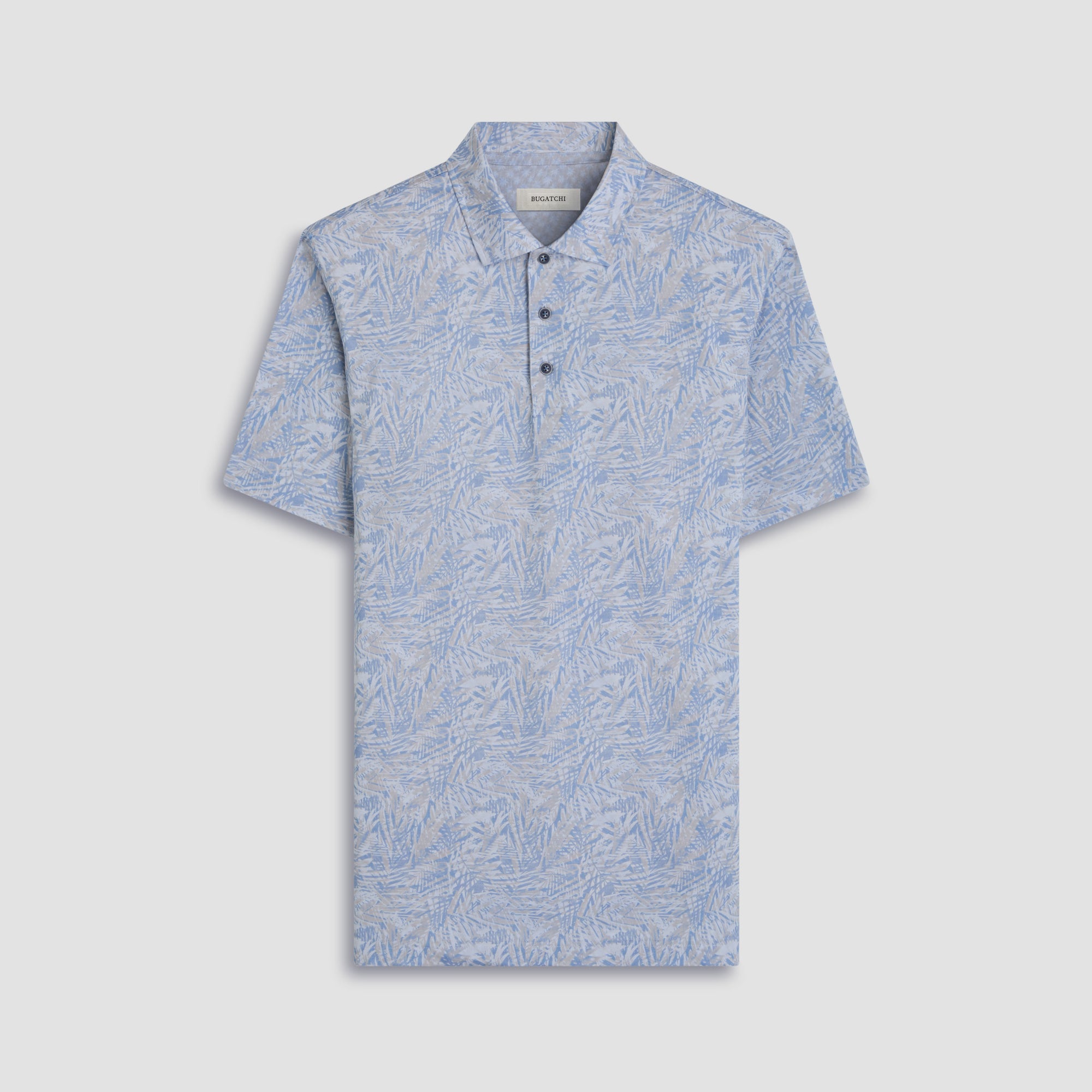 Vincent Double-Sided Leaf & Palm OoohCotton Polo Shirt