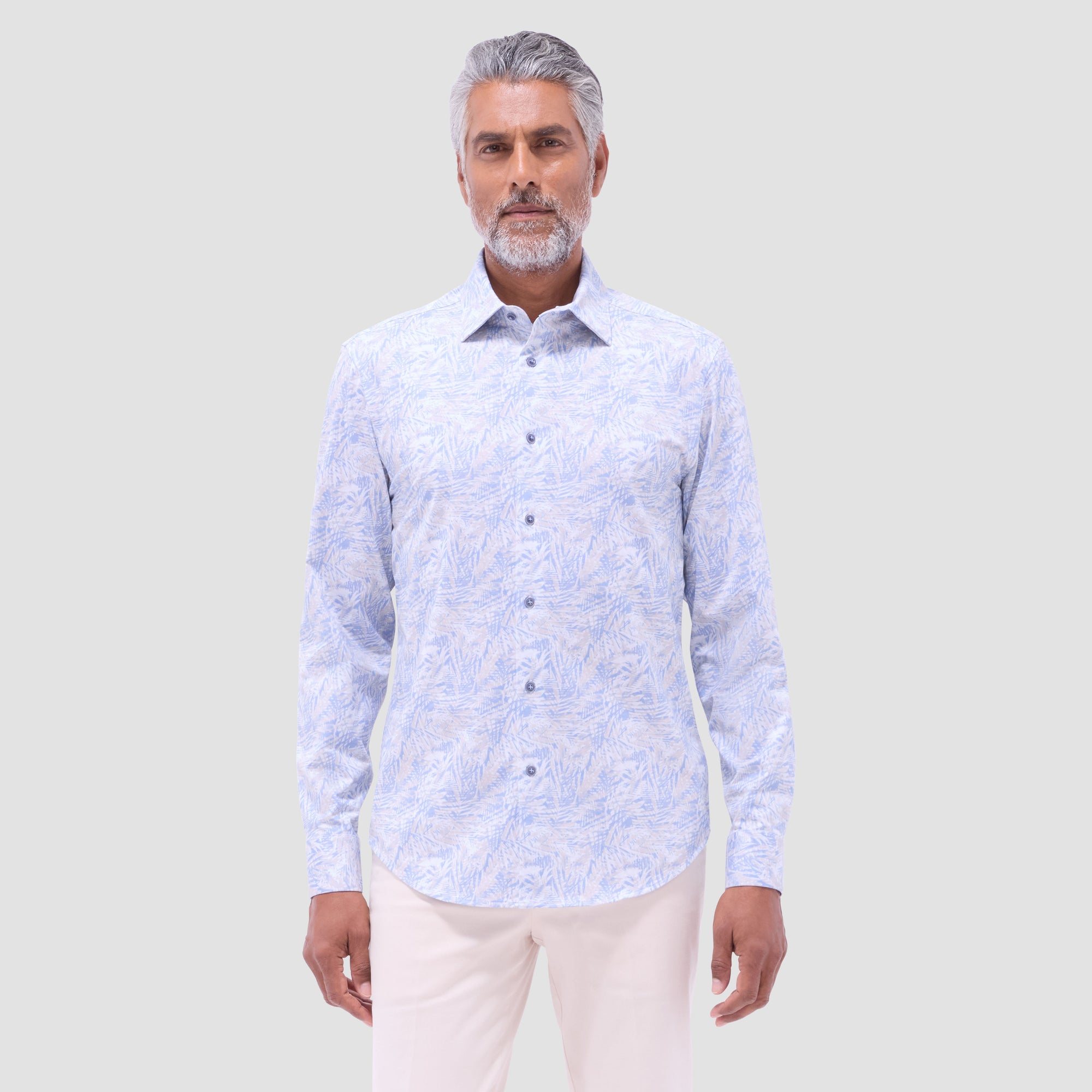 Jimmy Double-Sided Leaf & Palm OoohCotton Shirt