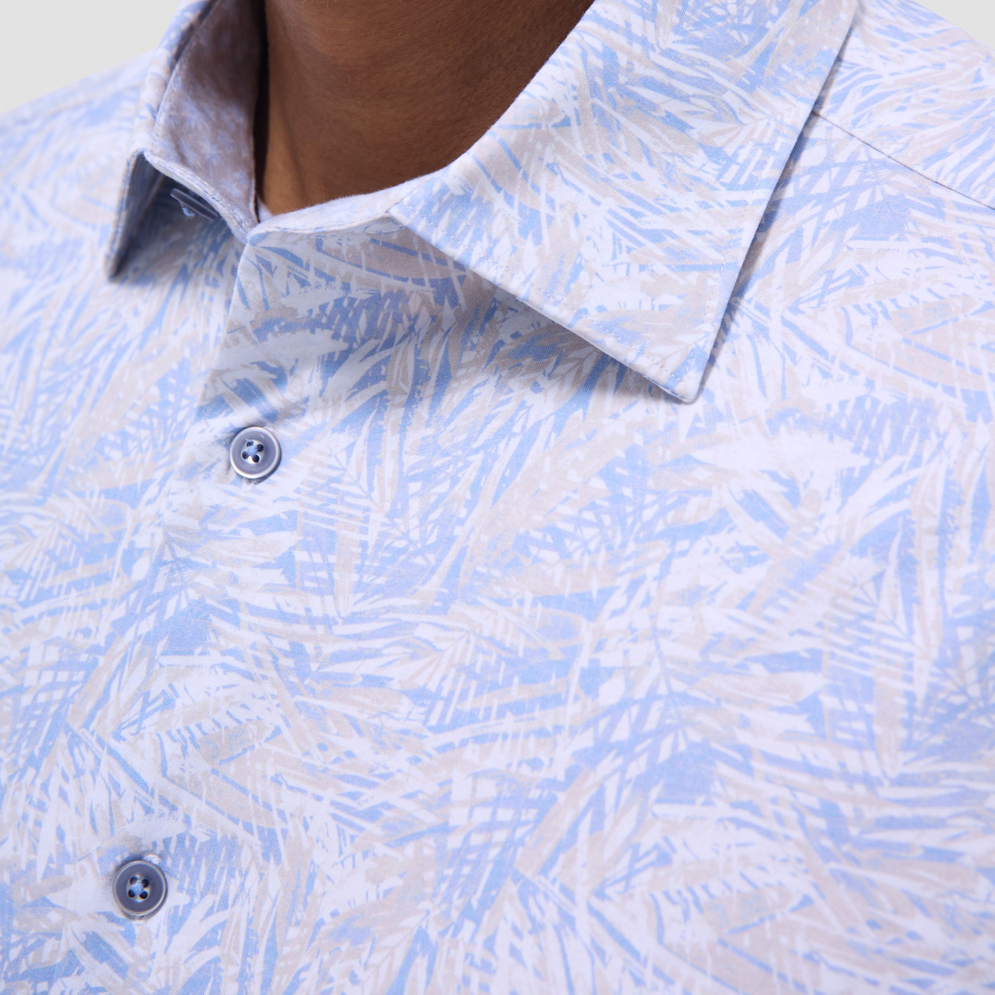 Jimmy Double-Sided Leaf & Palm OoohCotton Shirt