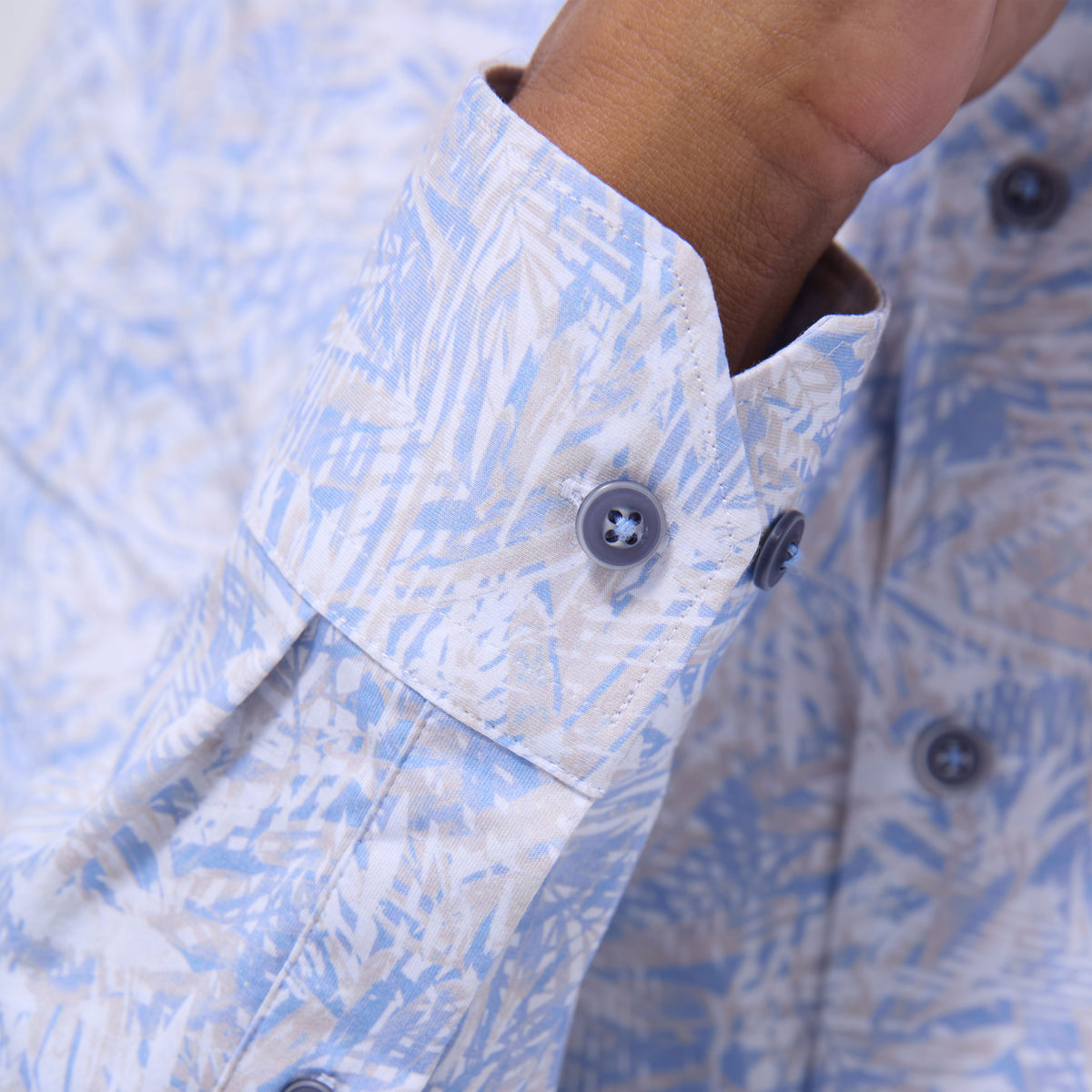 Jimmy Double-Sided Leaf & Palm OoohCotton Shirt