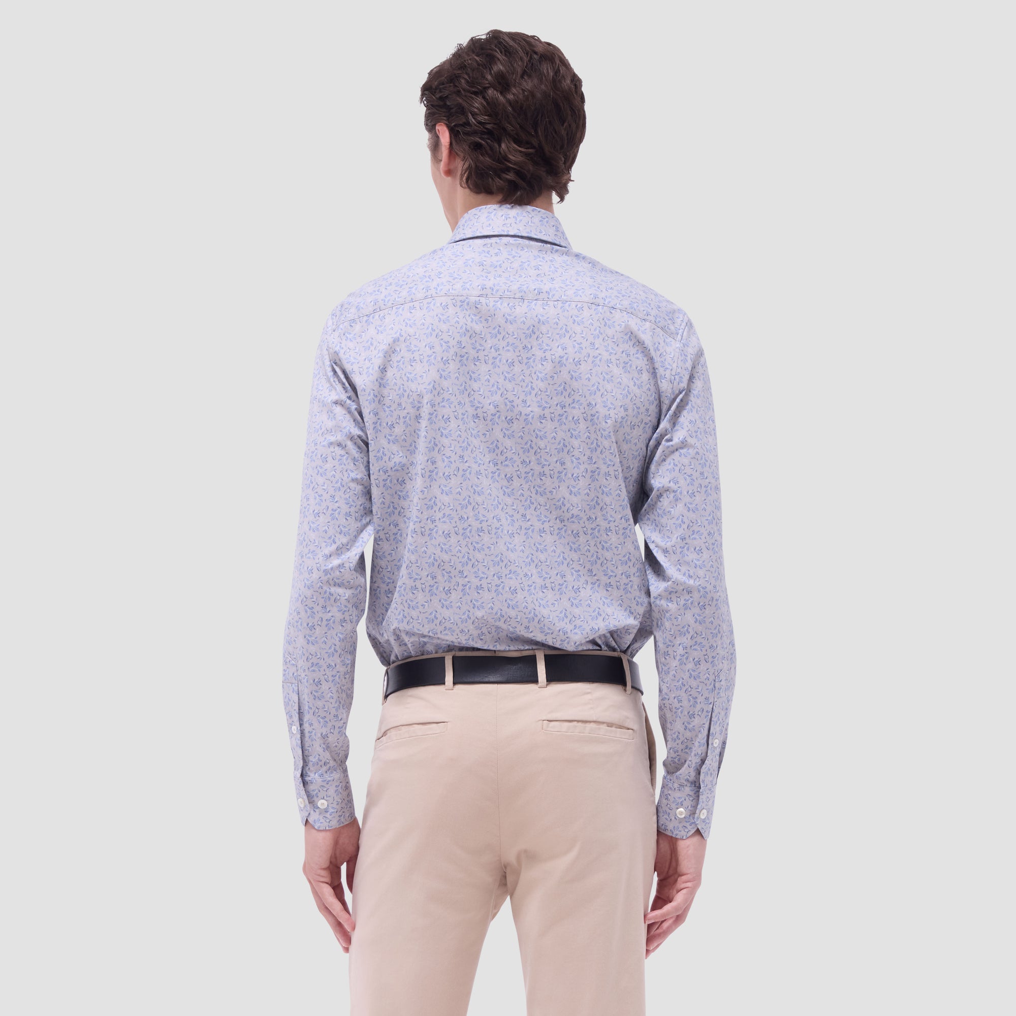 Jimmy Double-Sided Leaf & Solid OoohCotton Shirt