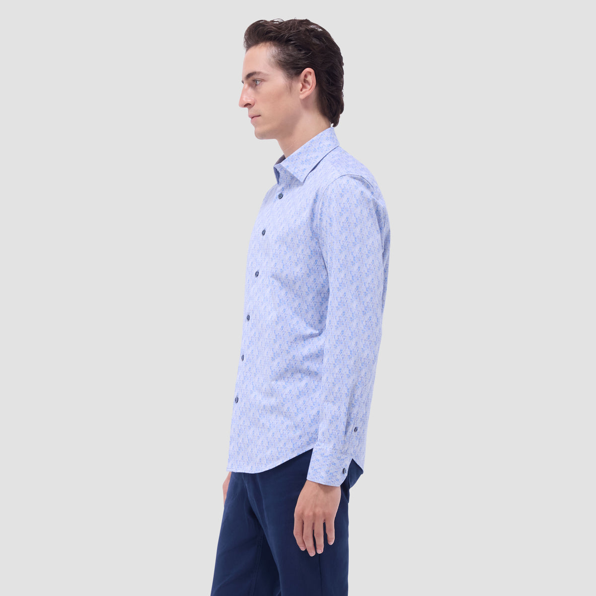 Jimmy Double-Sided Geometric & Solid OoohCotton Shirt