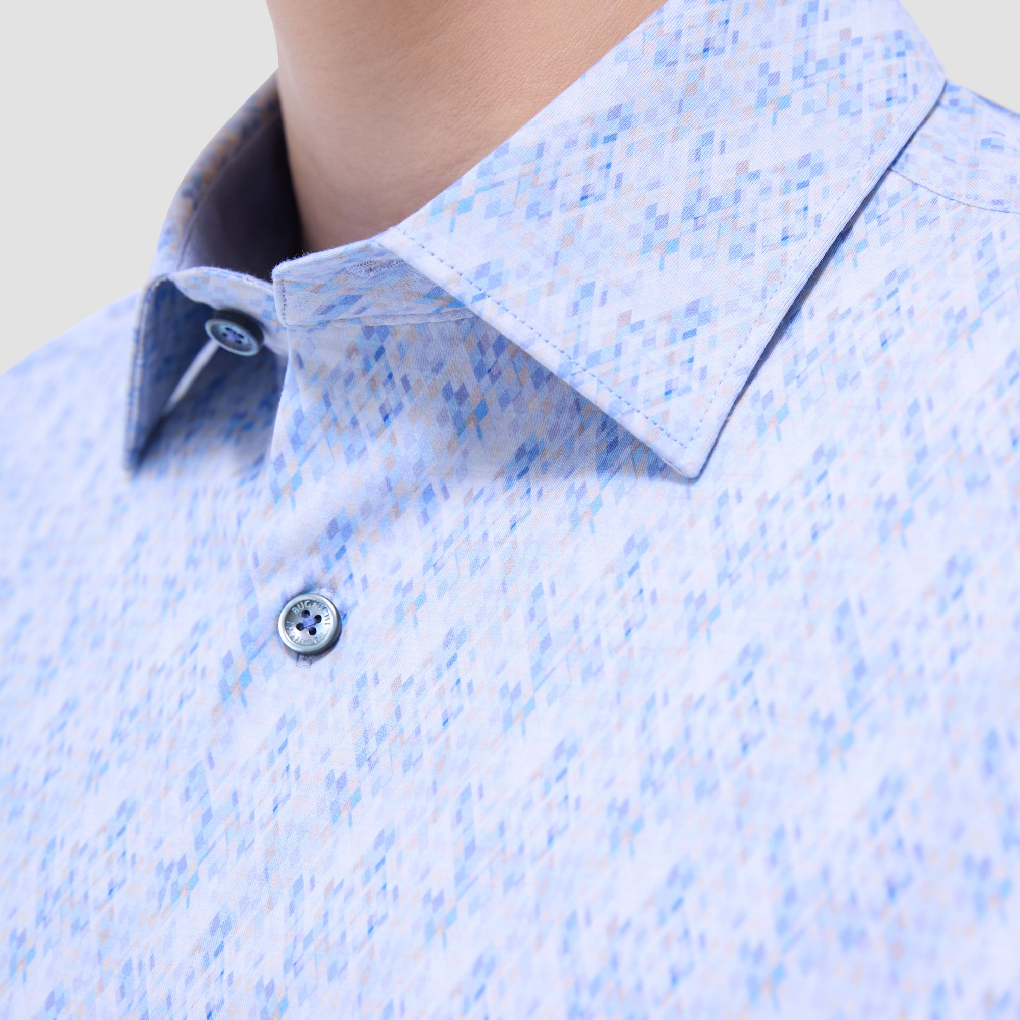 Jimmy Double-Sided Geometric & Solid OoohCotton Shirt