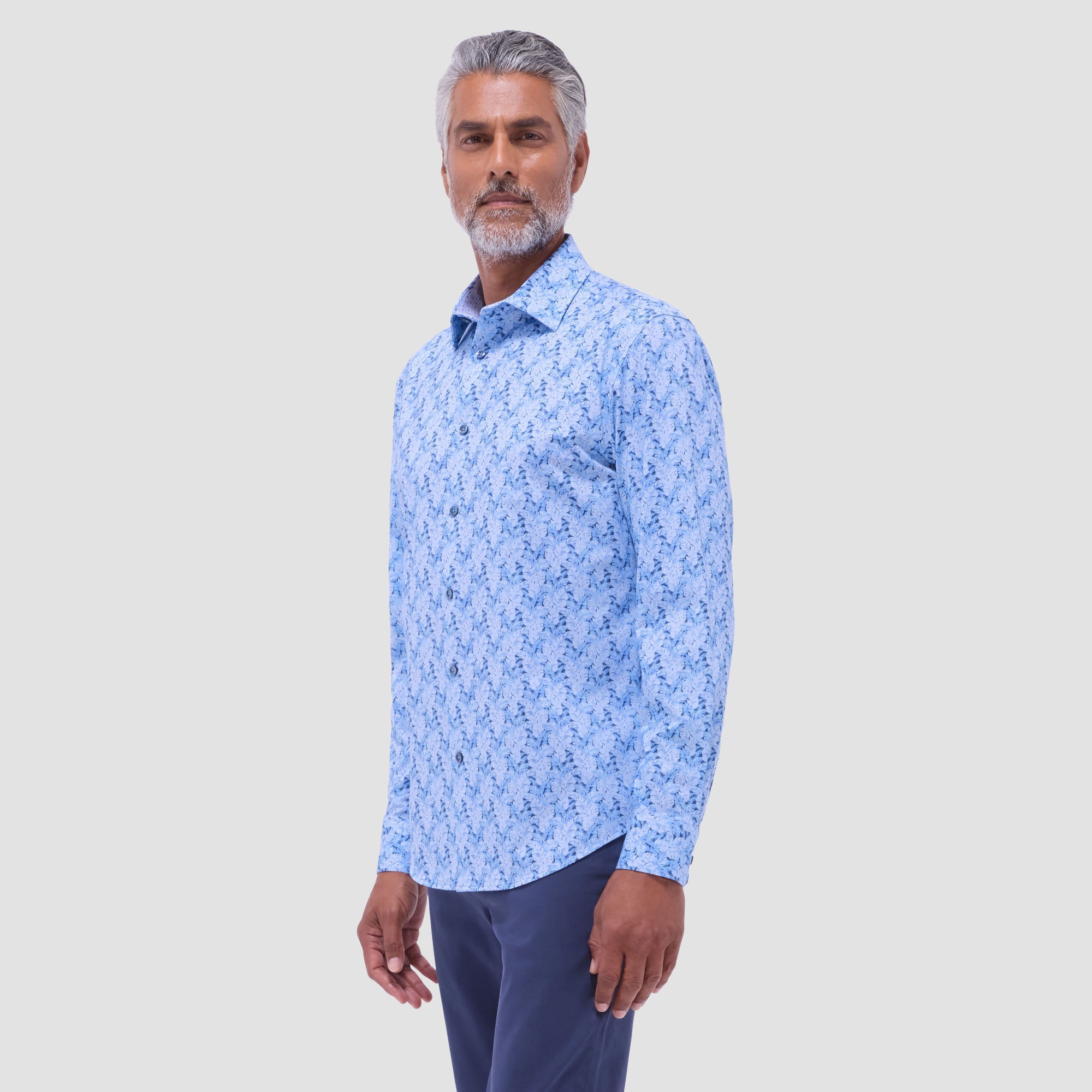 Jimmy Double-Sided Leaf & Diamond OoohCotton Shirt
