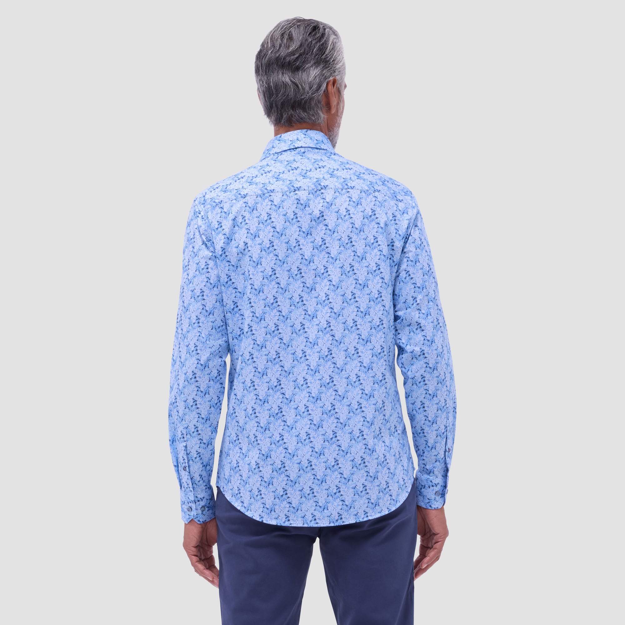 Jimmy Double-Sided Leaf & Diamond OoohCotton Shirt
