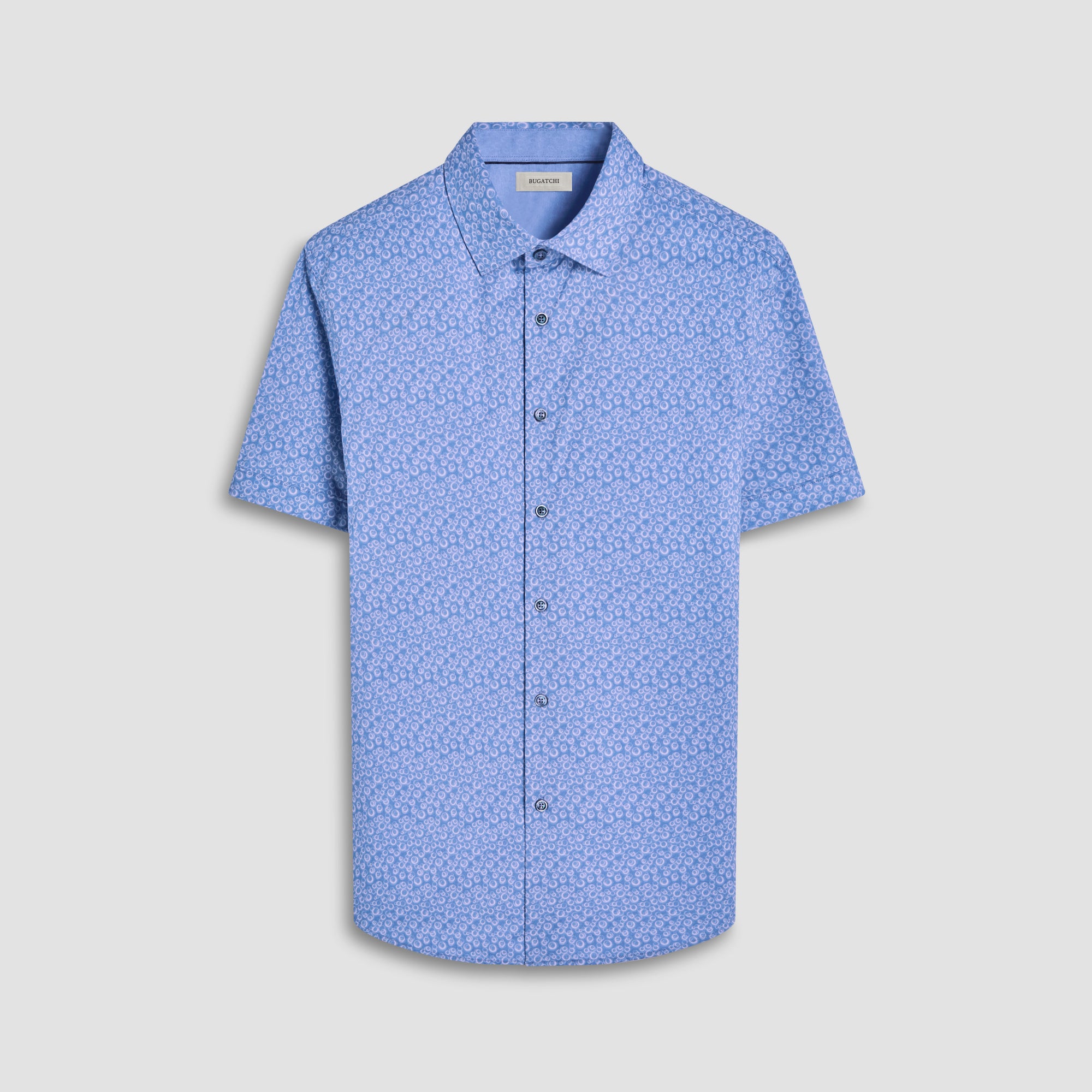 Myron Double-Sided Geometric & Solid OoohCotton Short-Sleeve Shirt