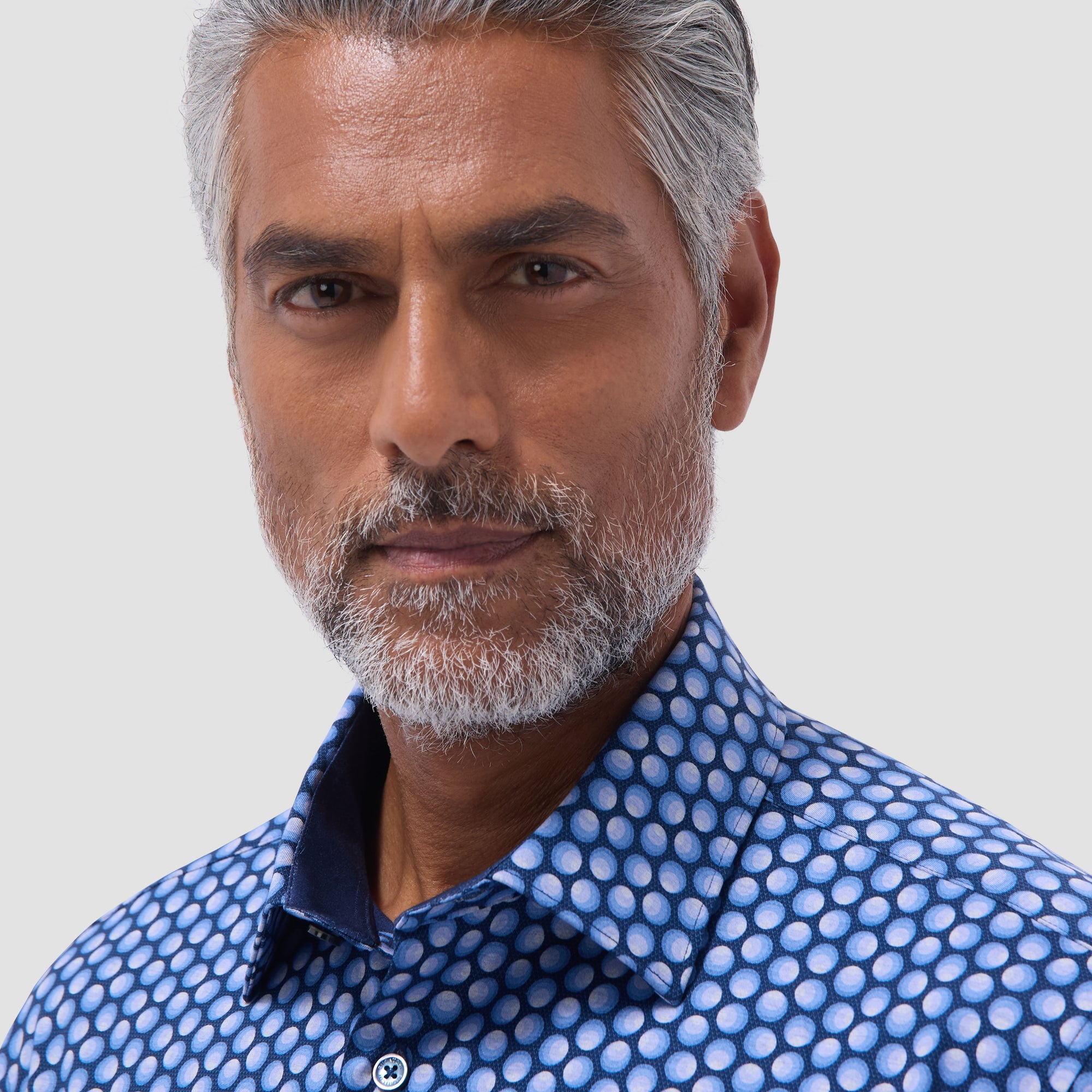 Jimmy Double-Sided Geometric & Solid OoohCotton Shirt