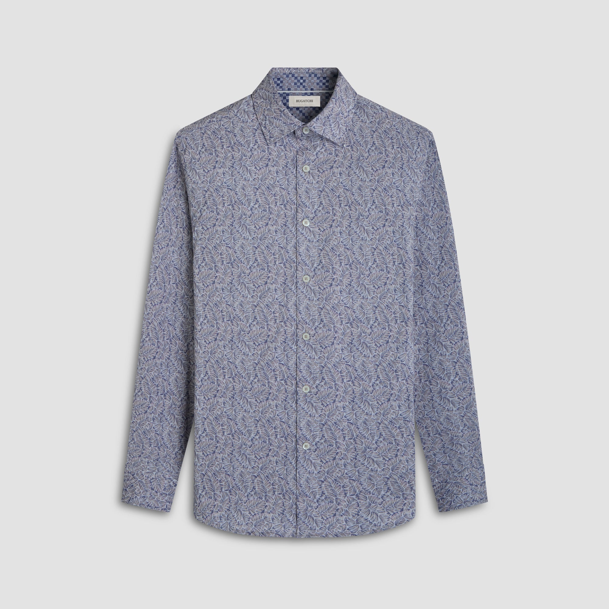 Jimmy Double-Sided Leaf & Check OoohCotton Shirt