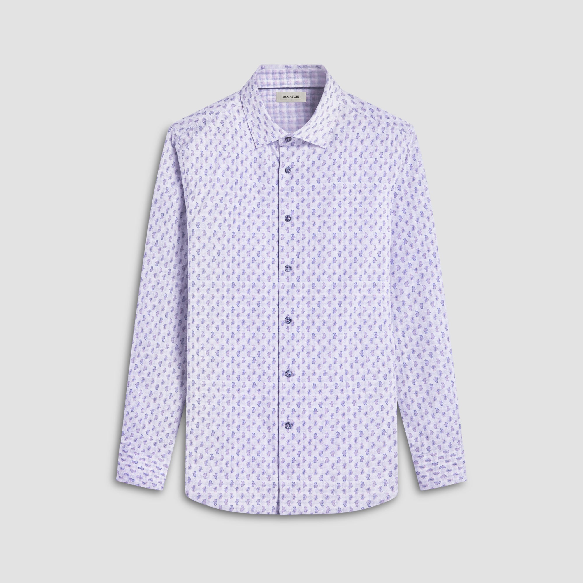 Jimmy Double-Sided Paisley & Check OoohCotton Shirt