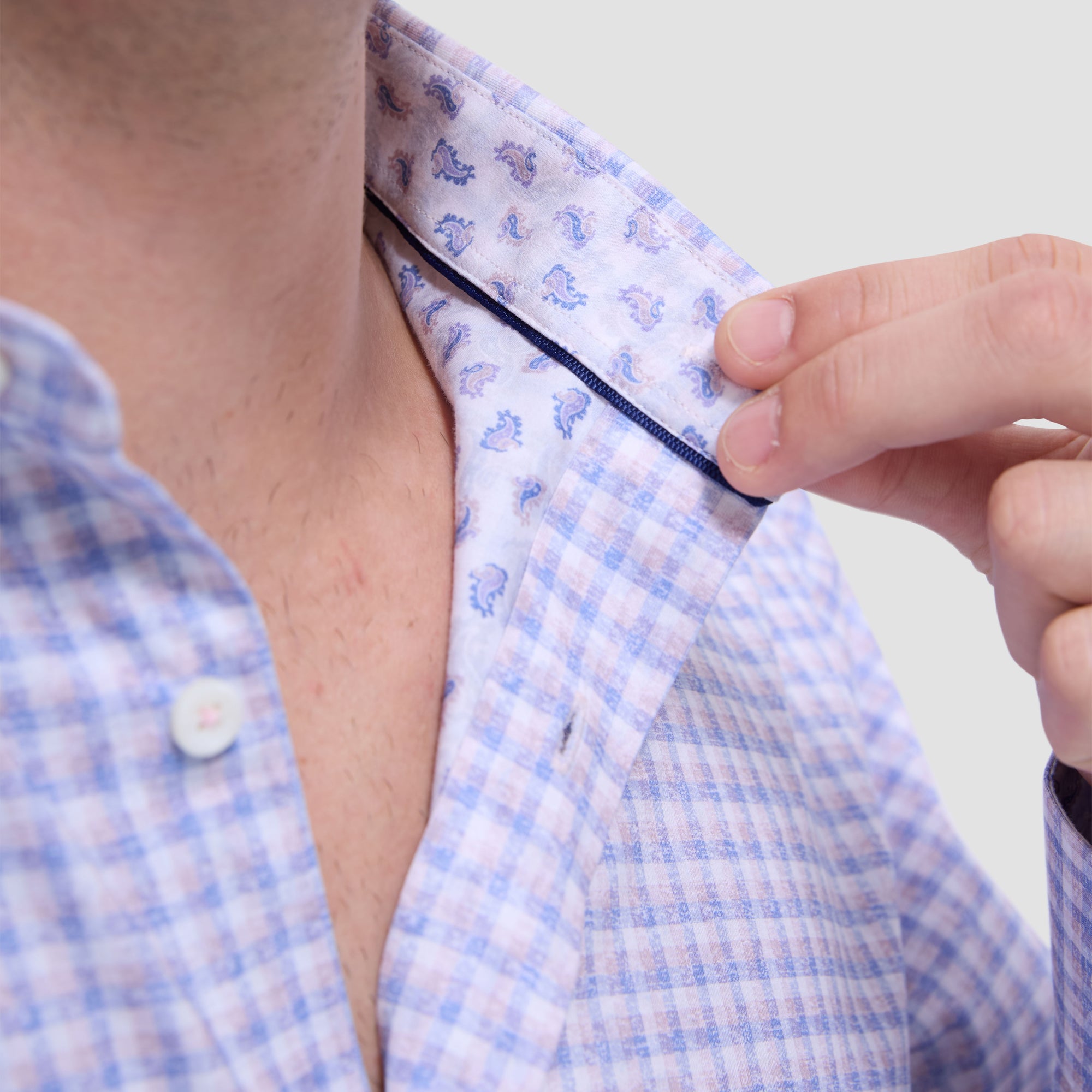 Jimmy Double Check & Paisley OoohCotton Shirt