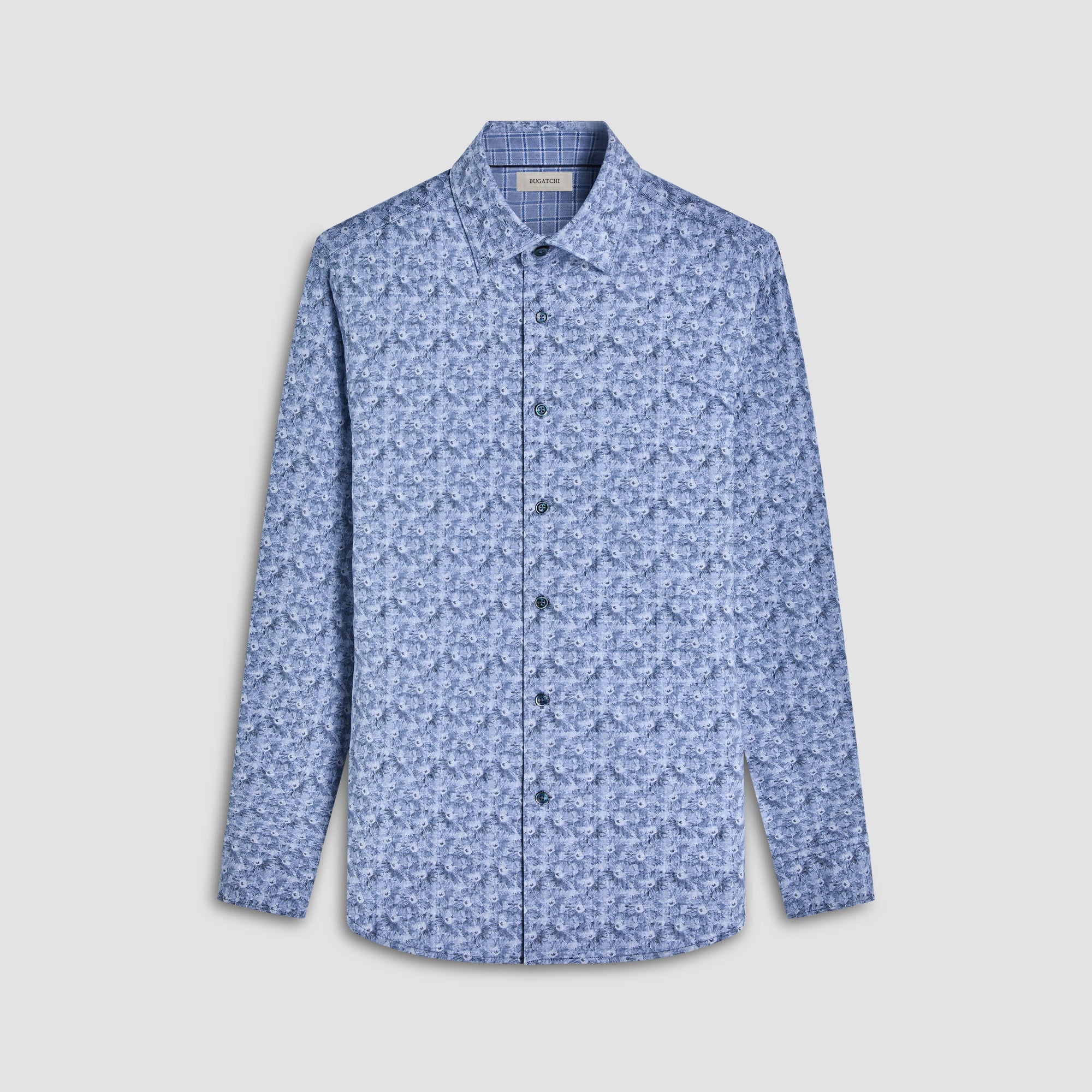 Jimmy Double-Sided Floral & Check OoohCotton Shirt
