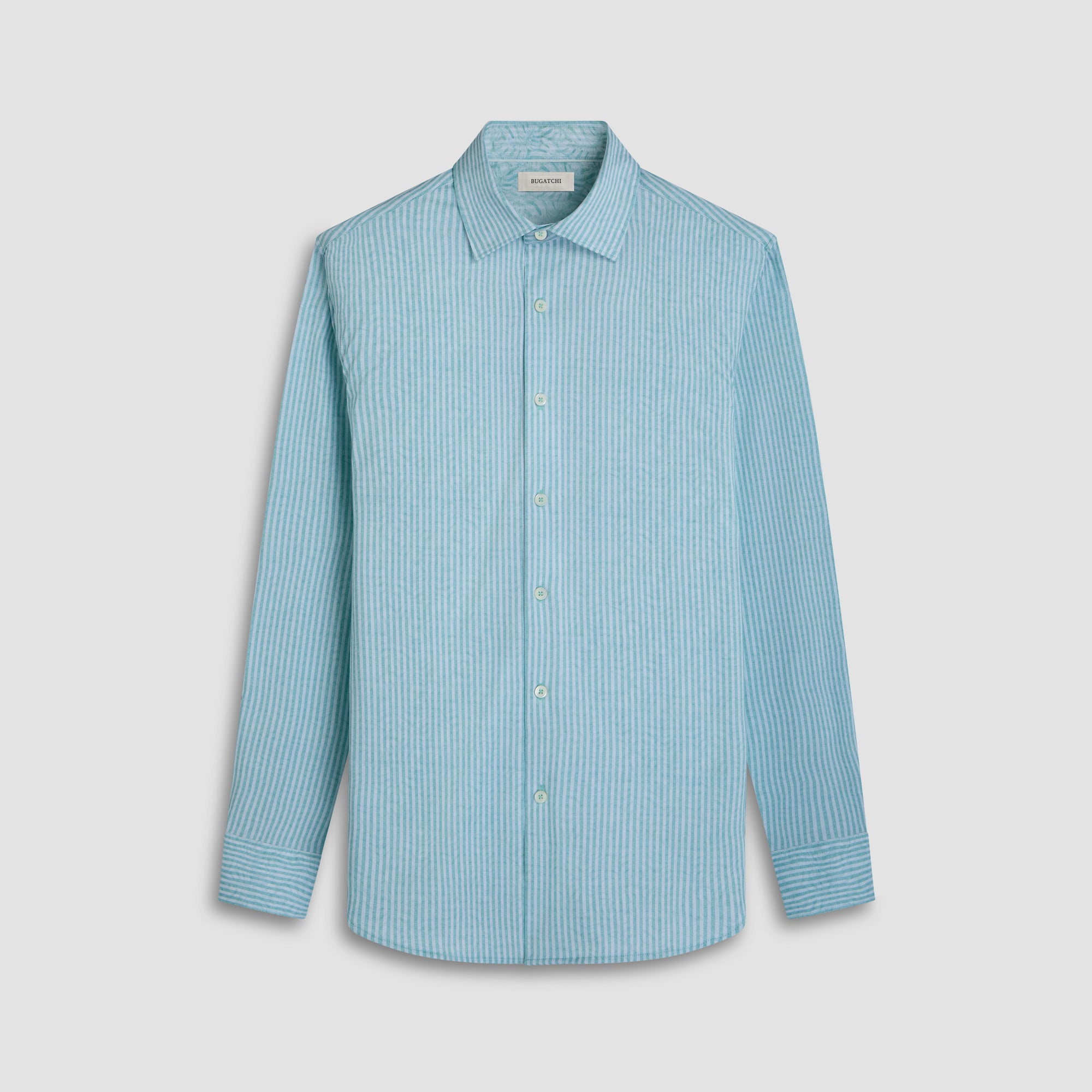 Jimmy Double-Sided Stripe & Leaf OoohCotton Shirt