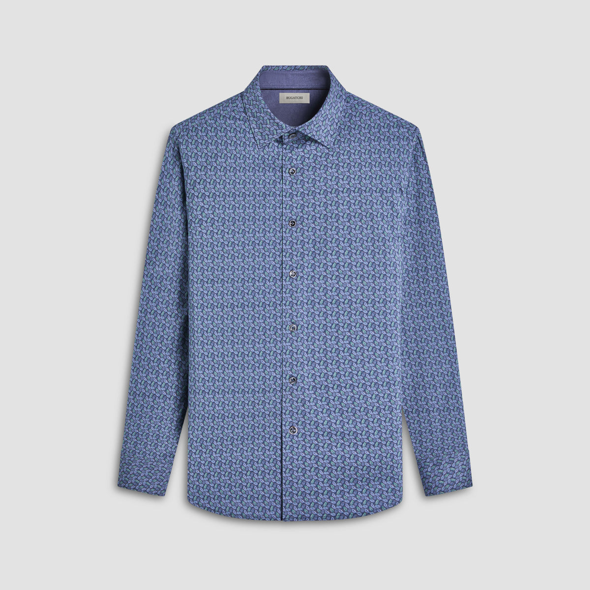 Jimmy Double-Sided Leaf & Solid OoohCotton Shirt